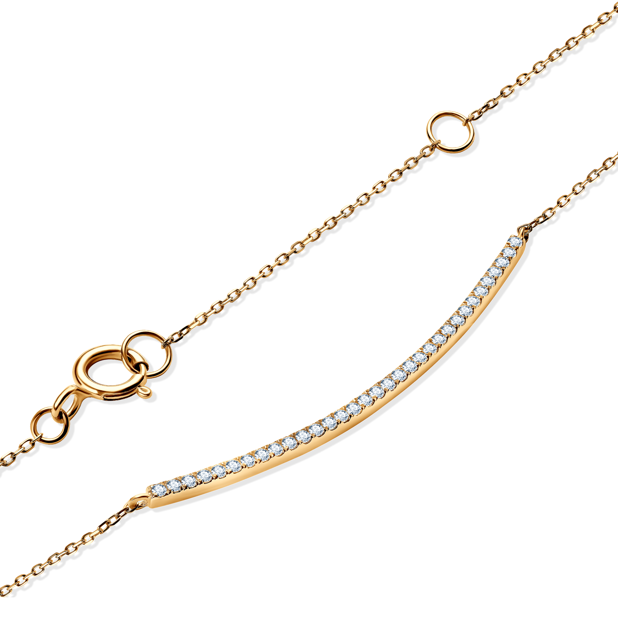 Naszyjnik złoty 585 51 cm - 3