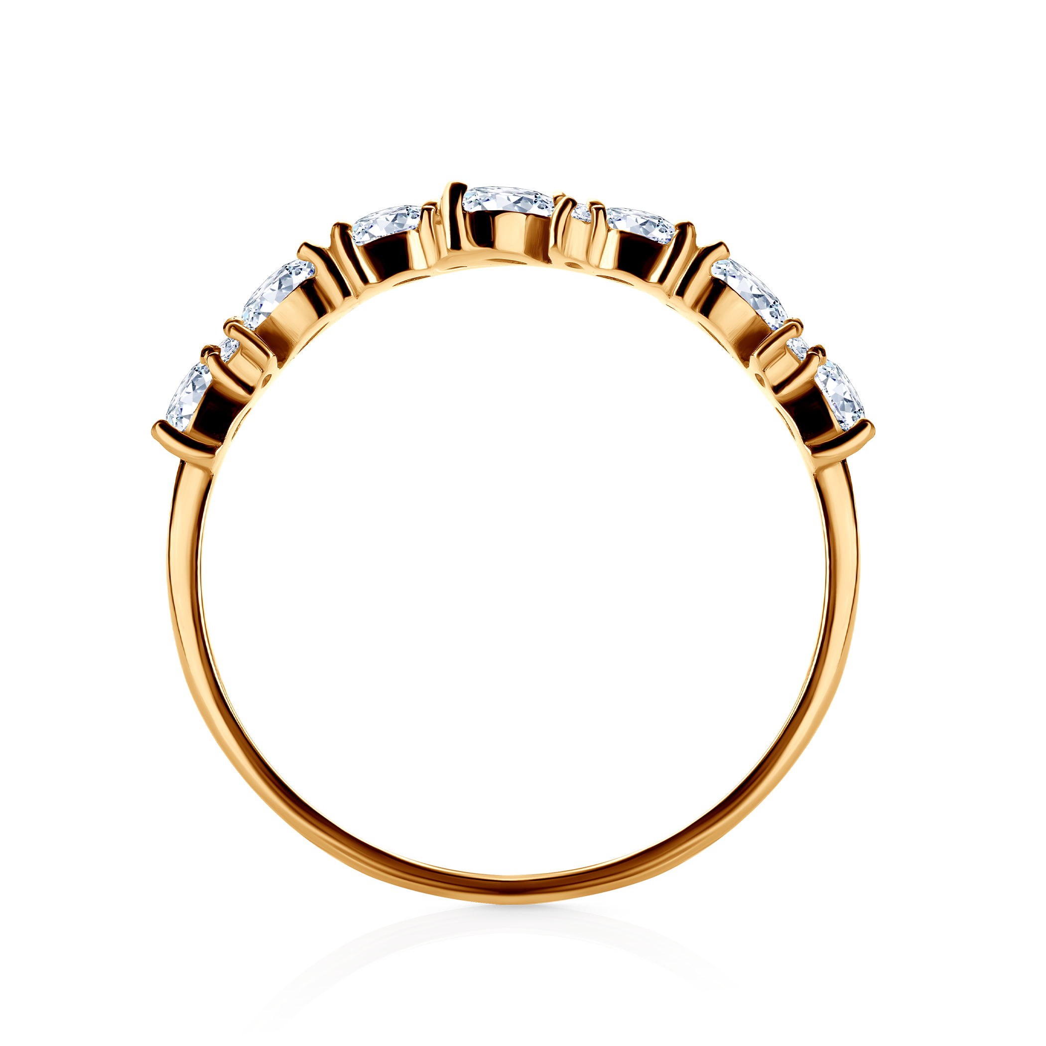 Pierścionek Savicki: złoto, cyrkonie