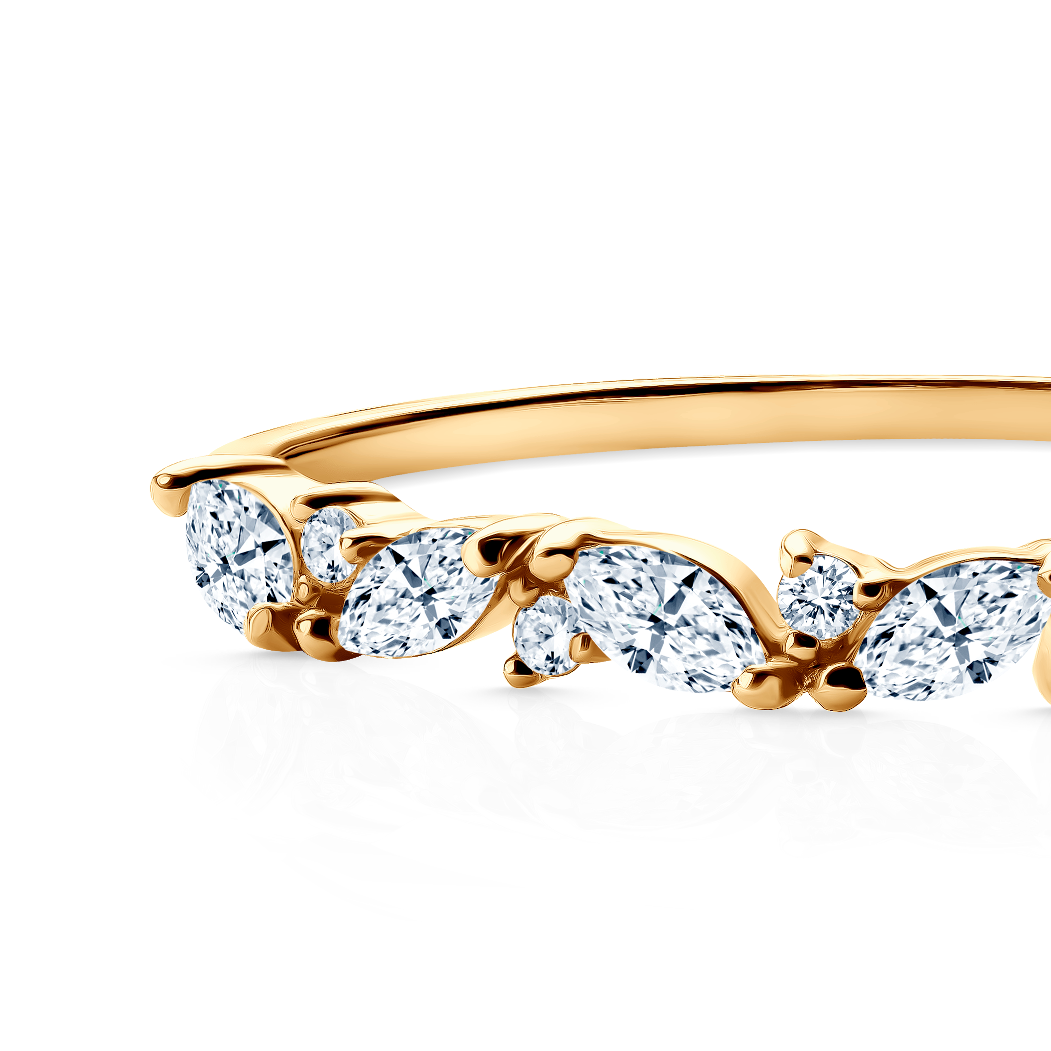 Pierścionek Savicki: złoto, cyrkonie