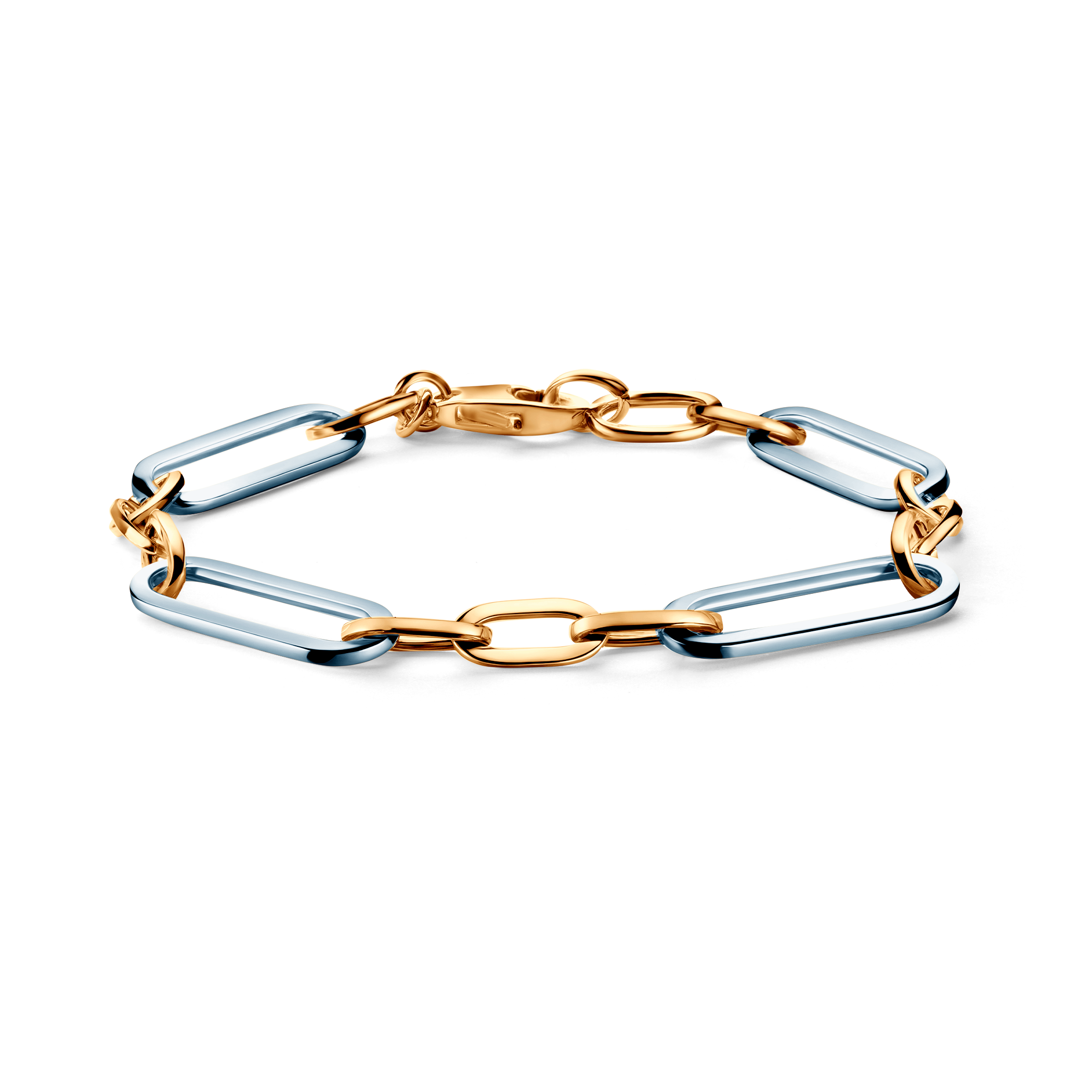 Náramek Dualéa: postříbřený a pozlacený