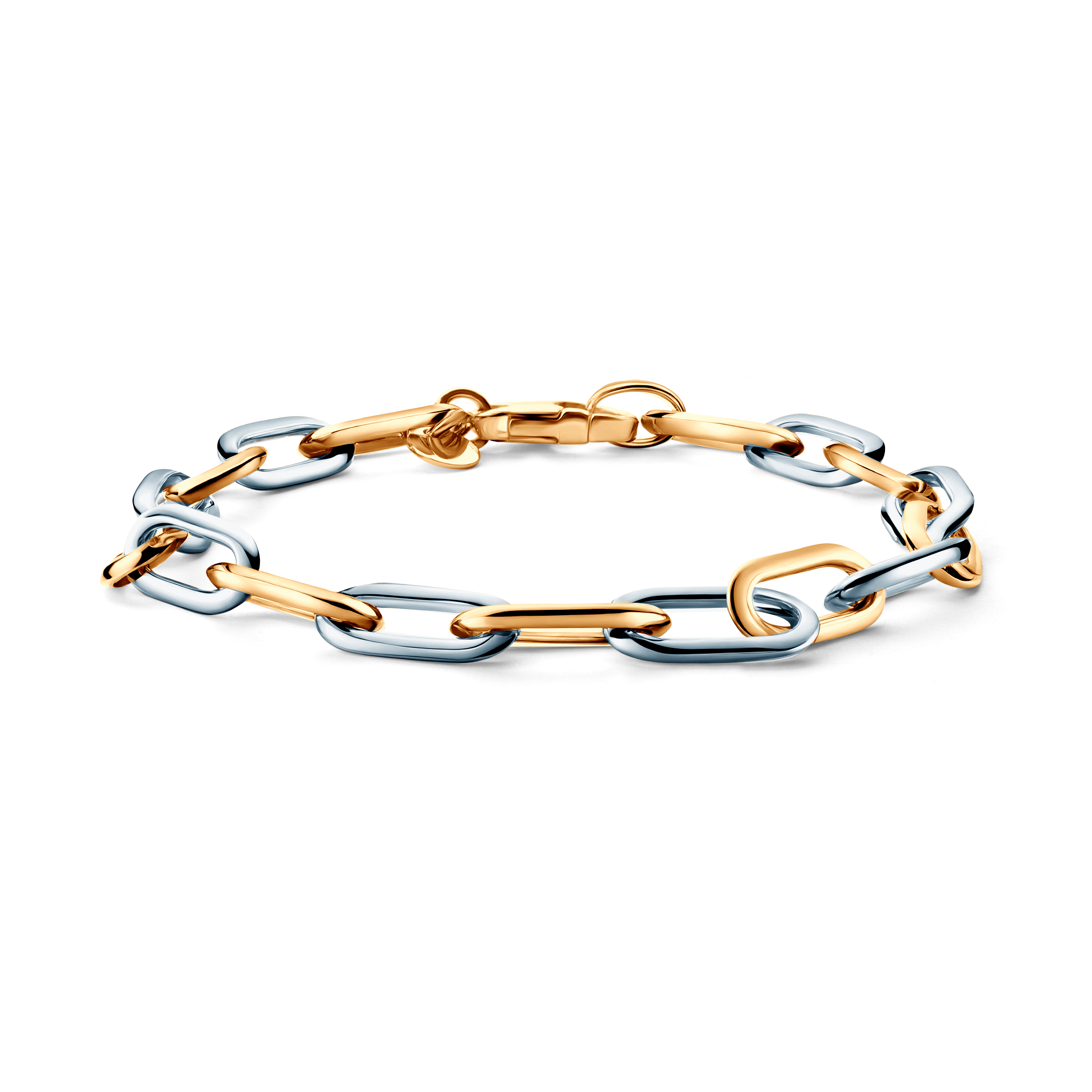Bracelet silver-gold plated Dualéa