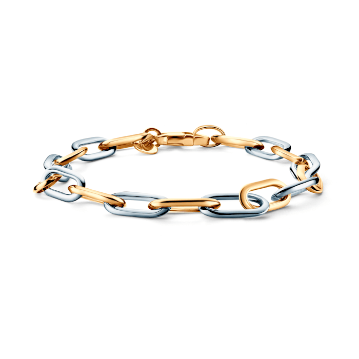 Bracelet silver-gold plated Dualéa