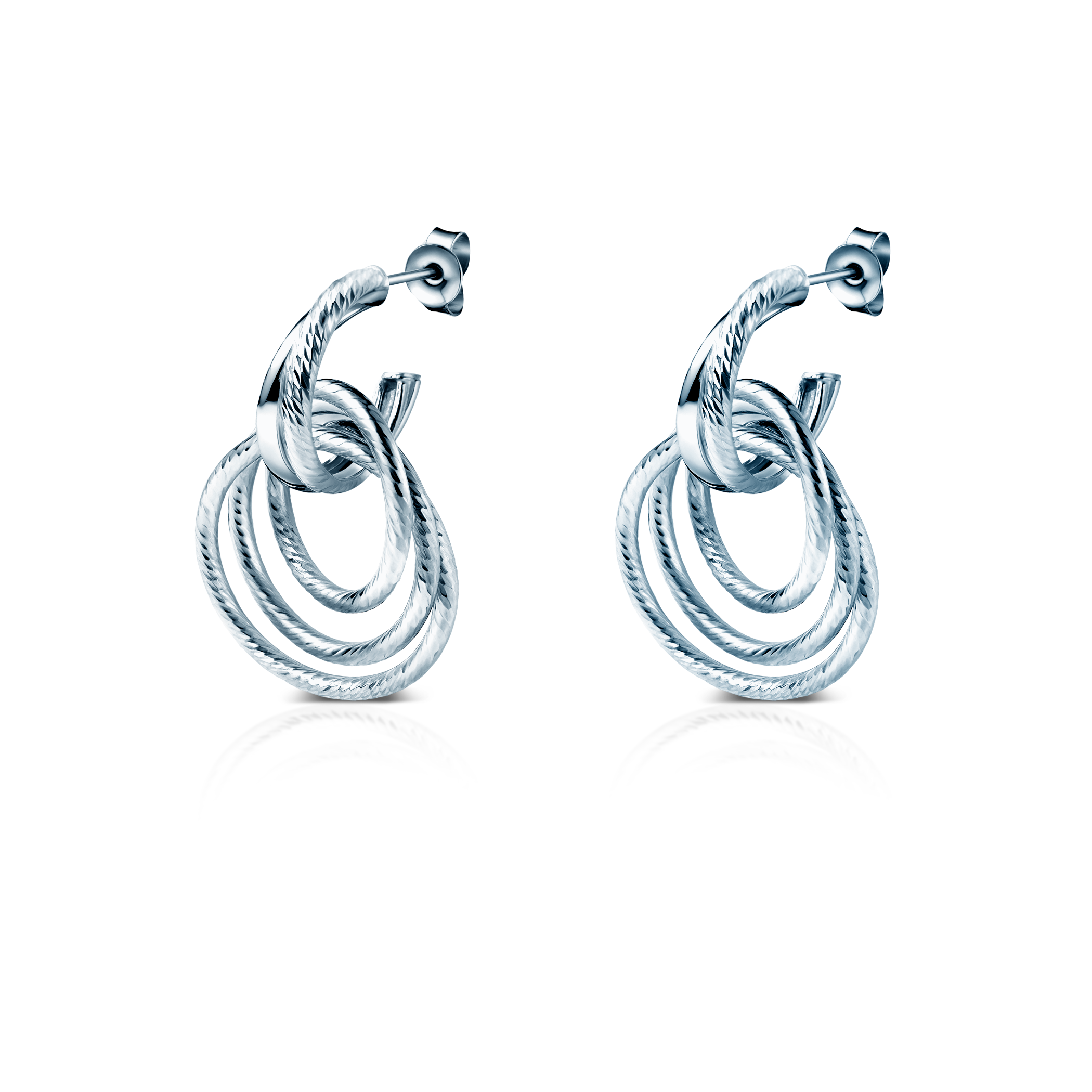 Kolczyki Savicki: srebrne