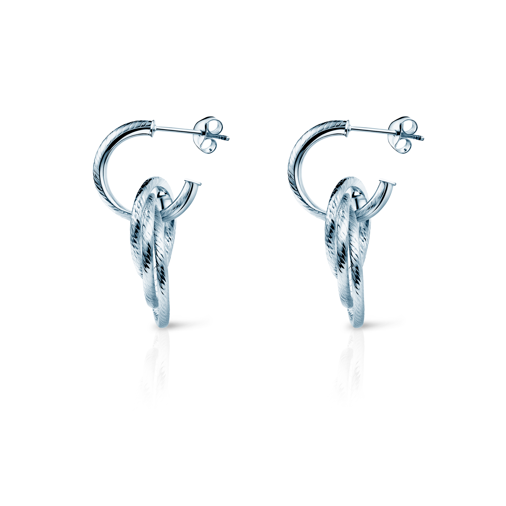 Kolczyki Savicki: srebrne