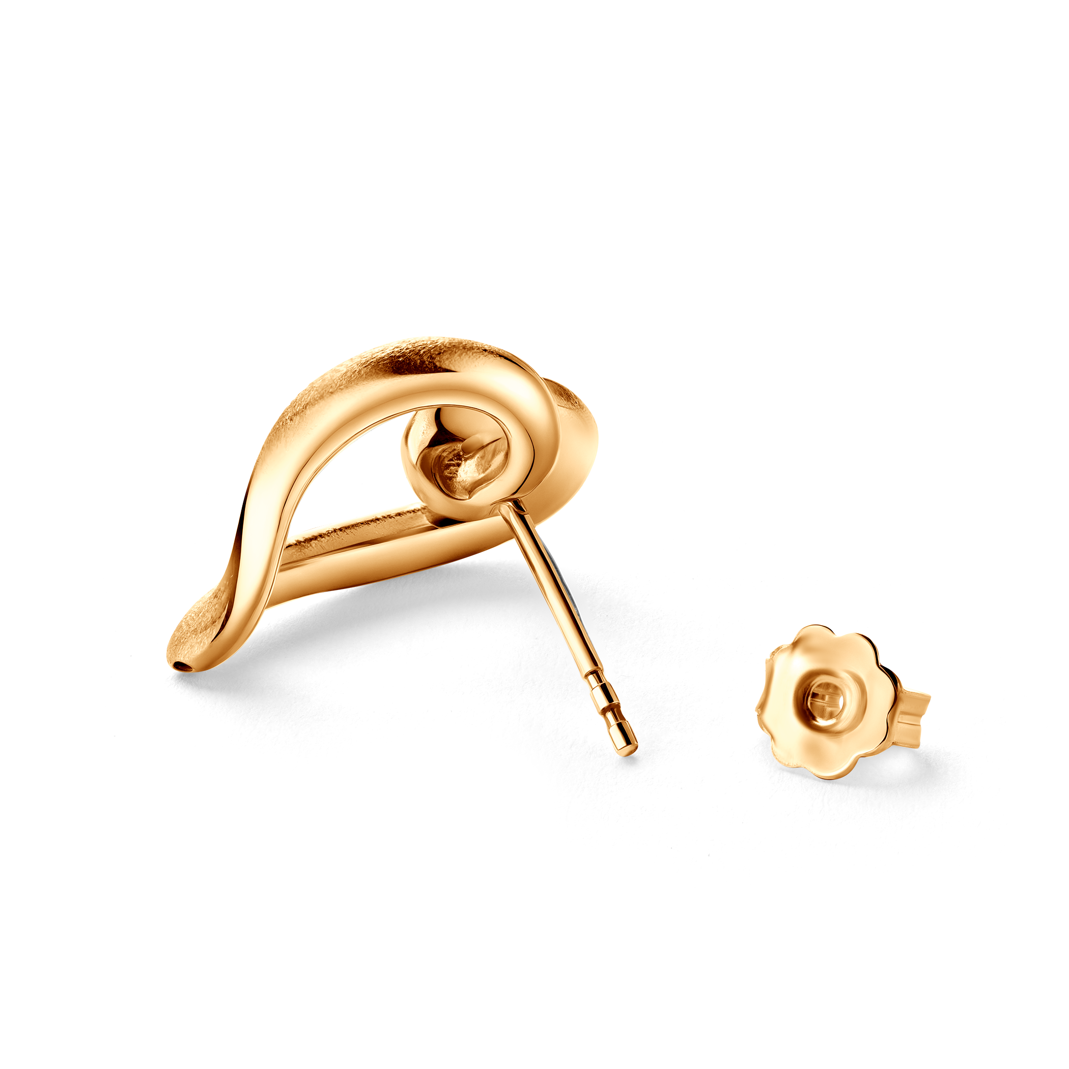 Kolczyki Savicki: srebro pozłacane