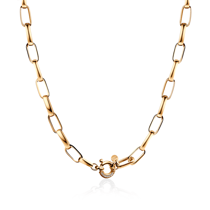 Náhrdelník Dualéa: pozlacené stříbro