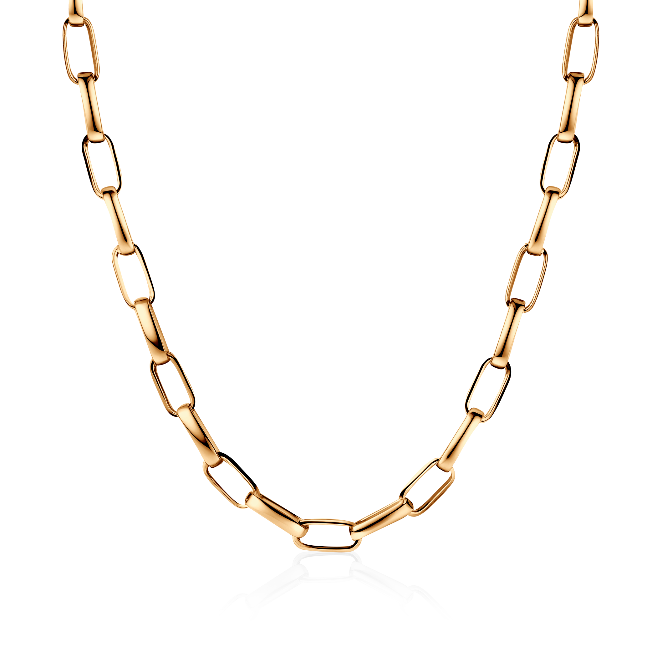 Halskette Dualéa: Silber Vergoldet