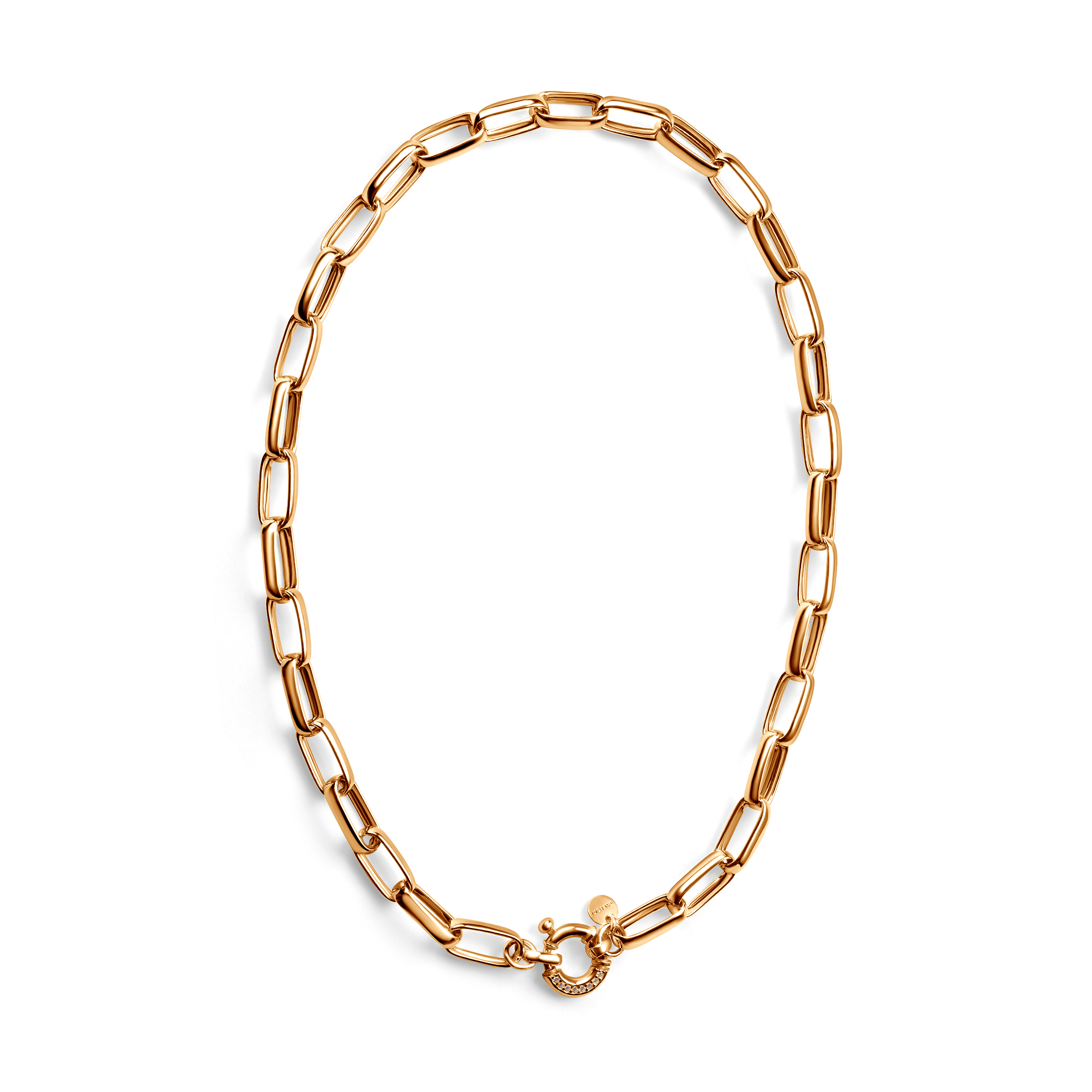 Halskette Dualéa: Silber Vergoldet