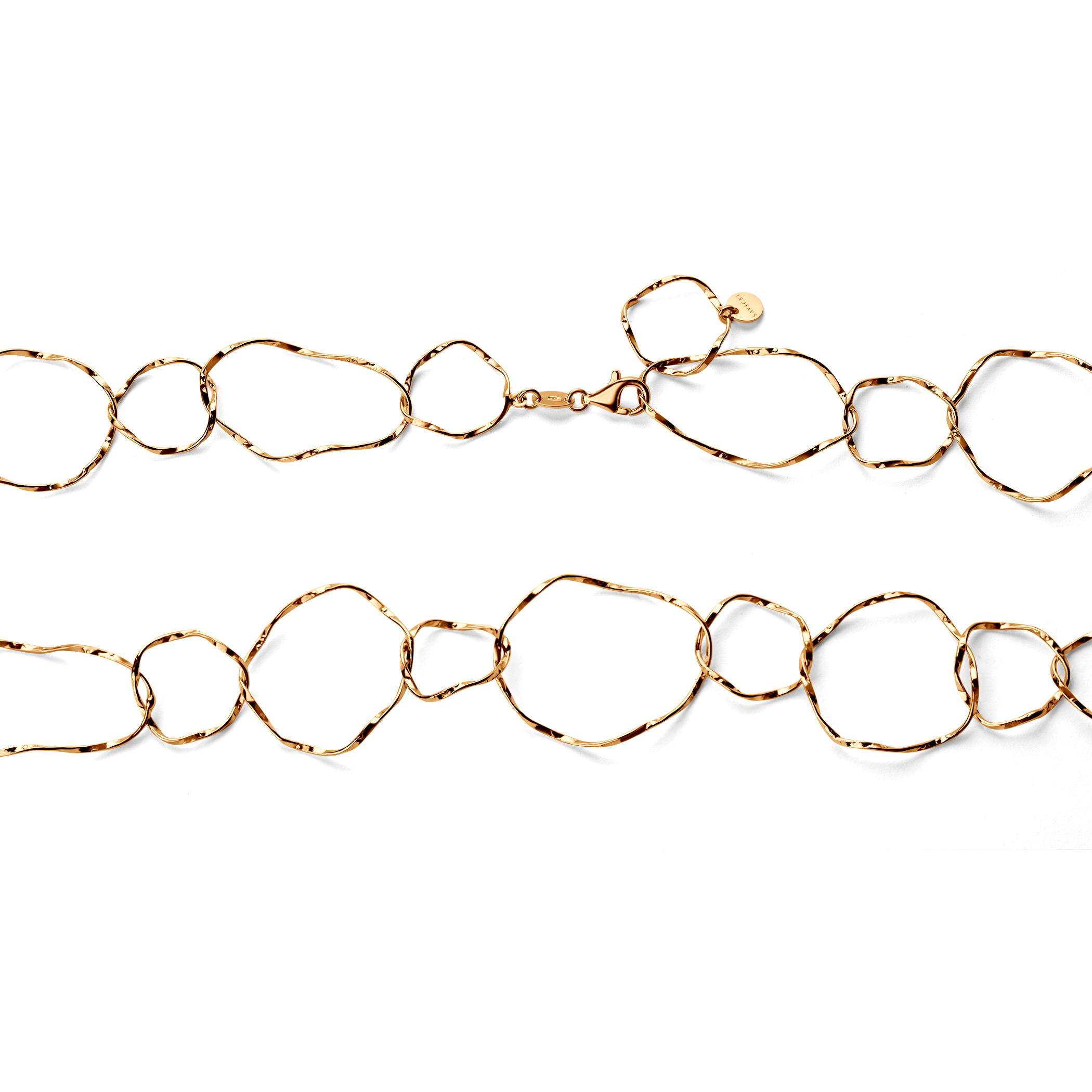 Naszyjnik koła Savicki: srebro pozłacane