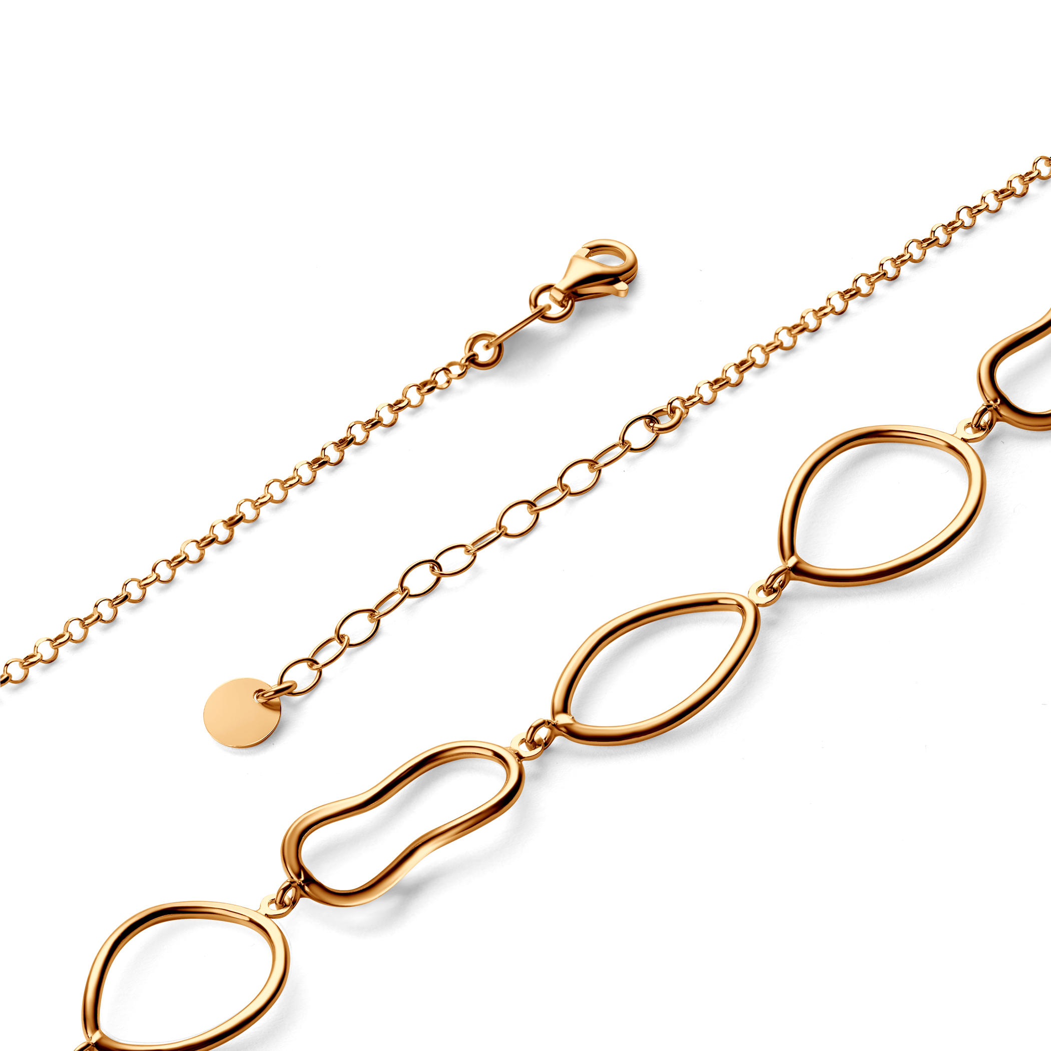 Naszyjnik Savicki: srebro pozłacane