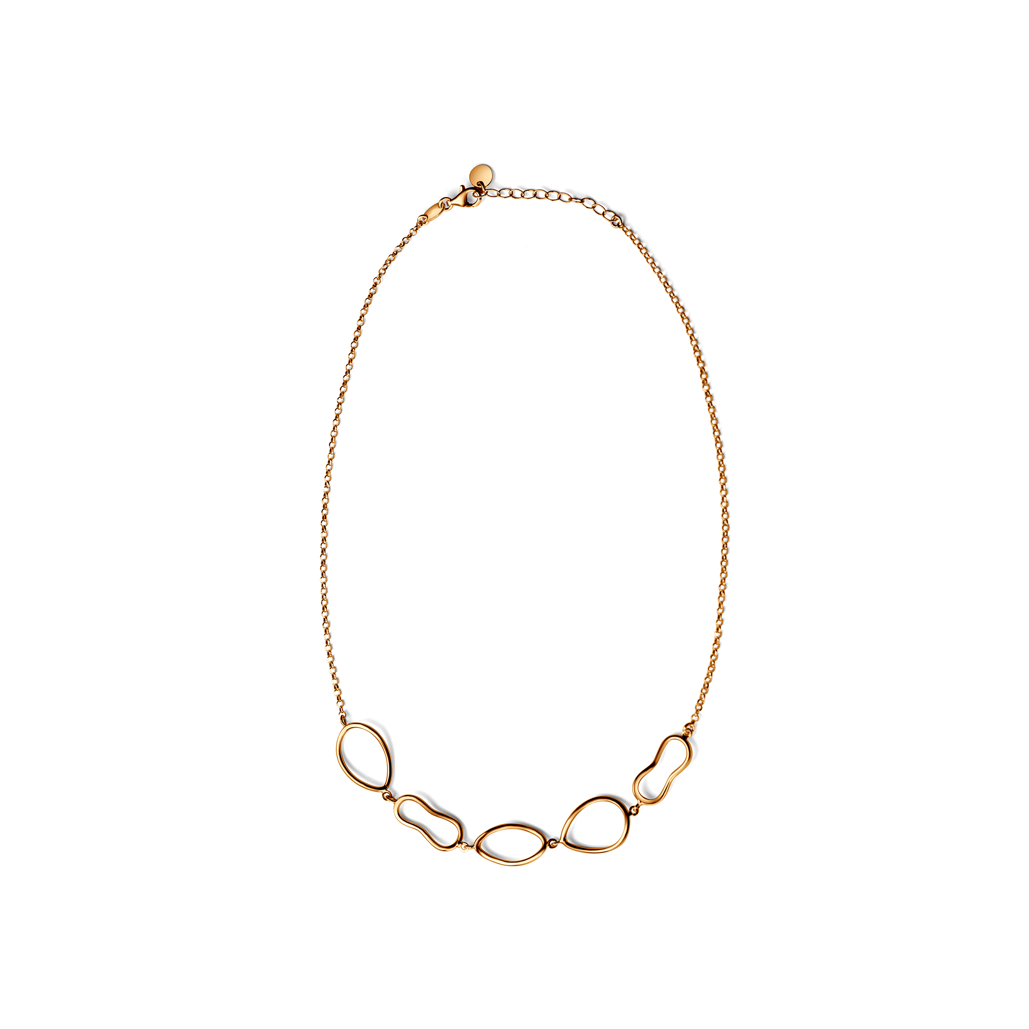 Naszyjnik Savicki: srebro pozłacane