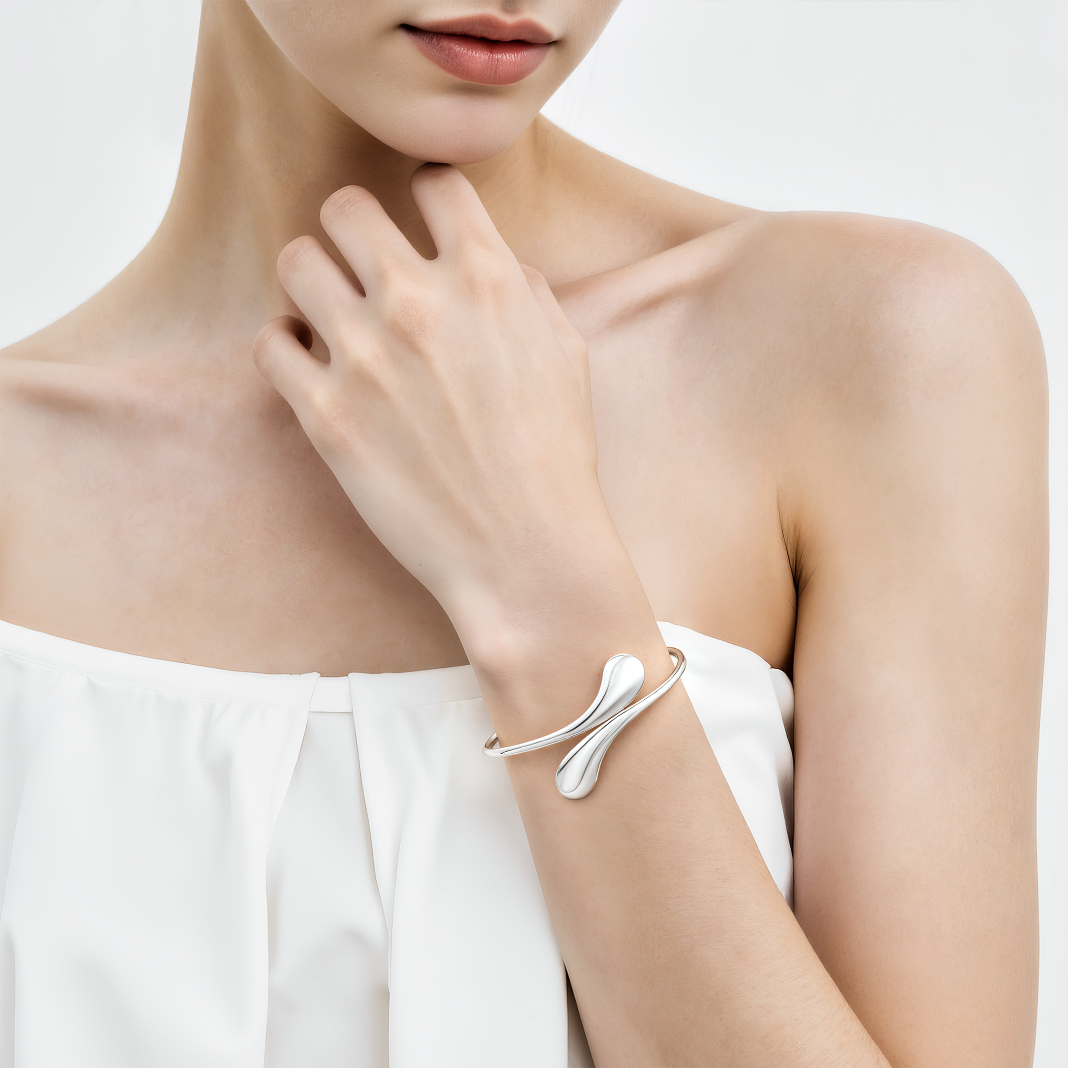 Rosée Armband Silber