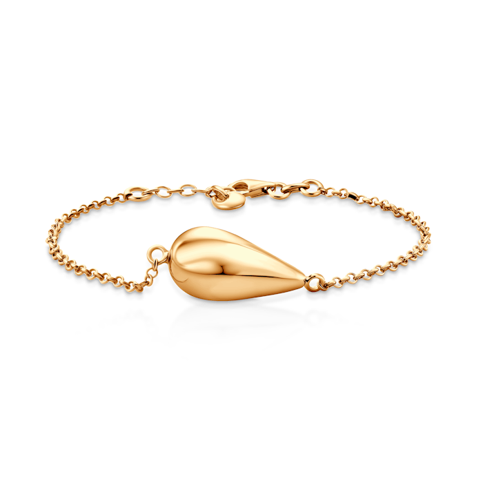 Bracelet silver-gold plated Rosée