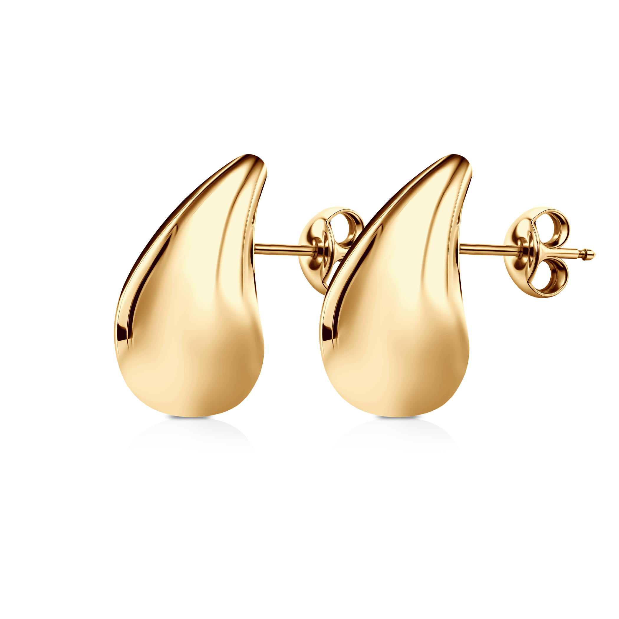 Ohrringe Rosée: Silber Vergoldet - 5