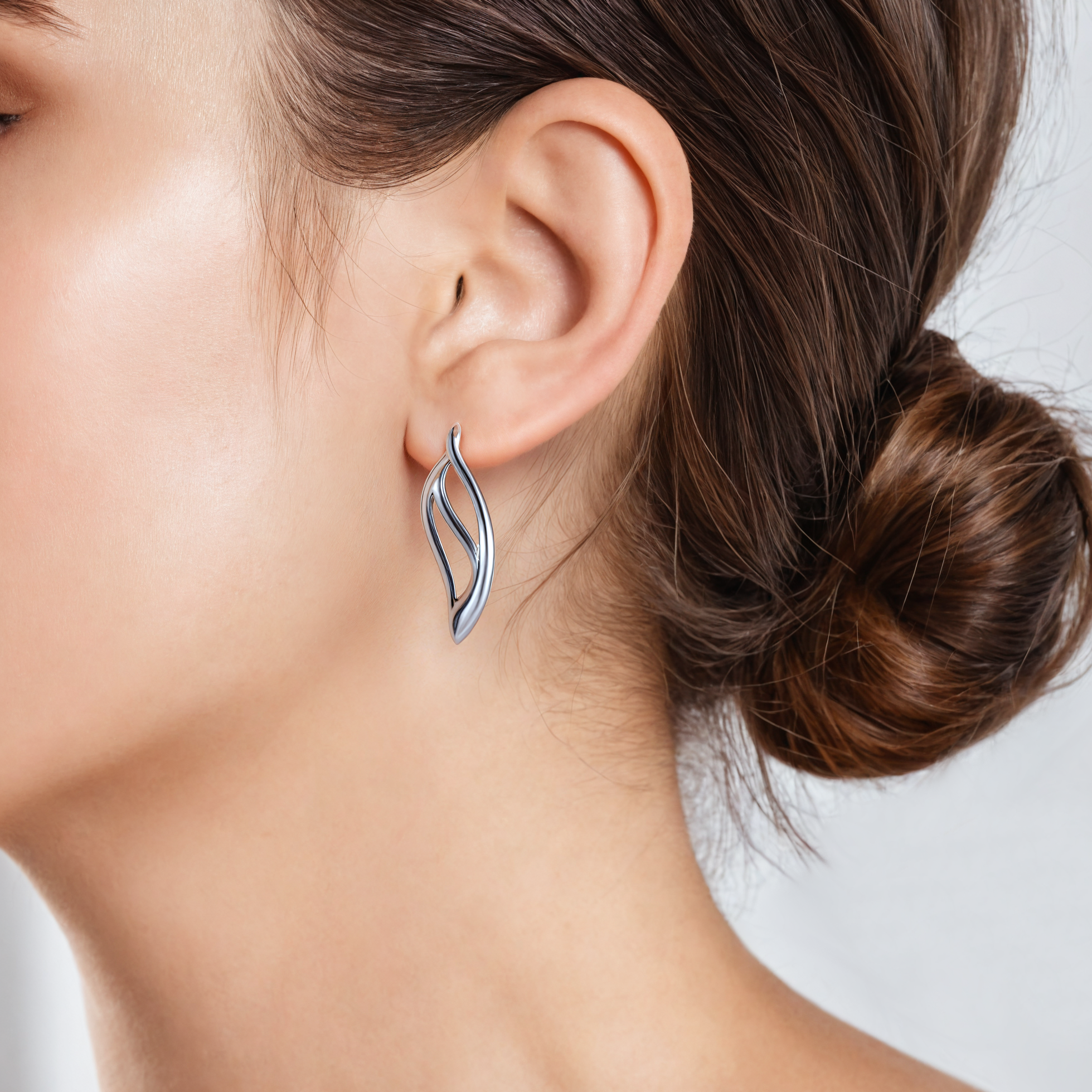 Kolczyki srebrne Minima