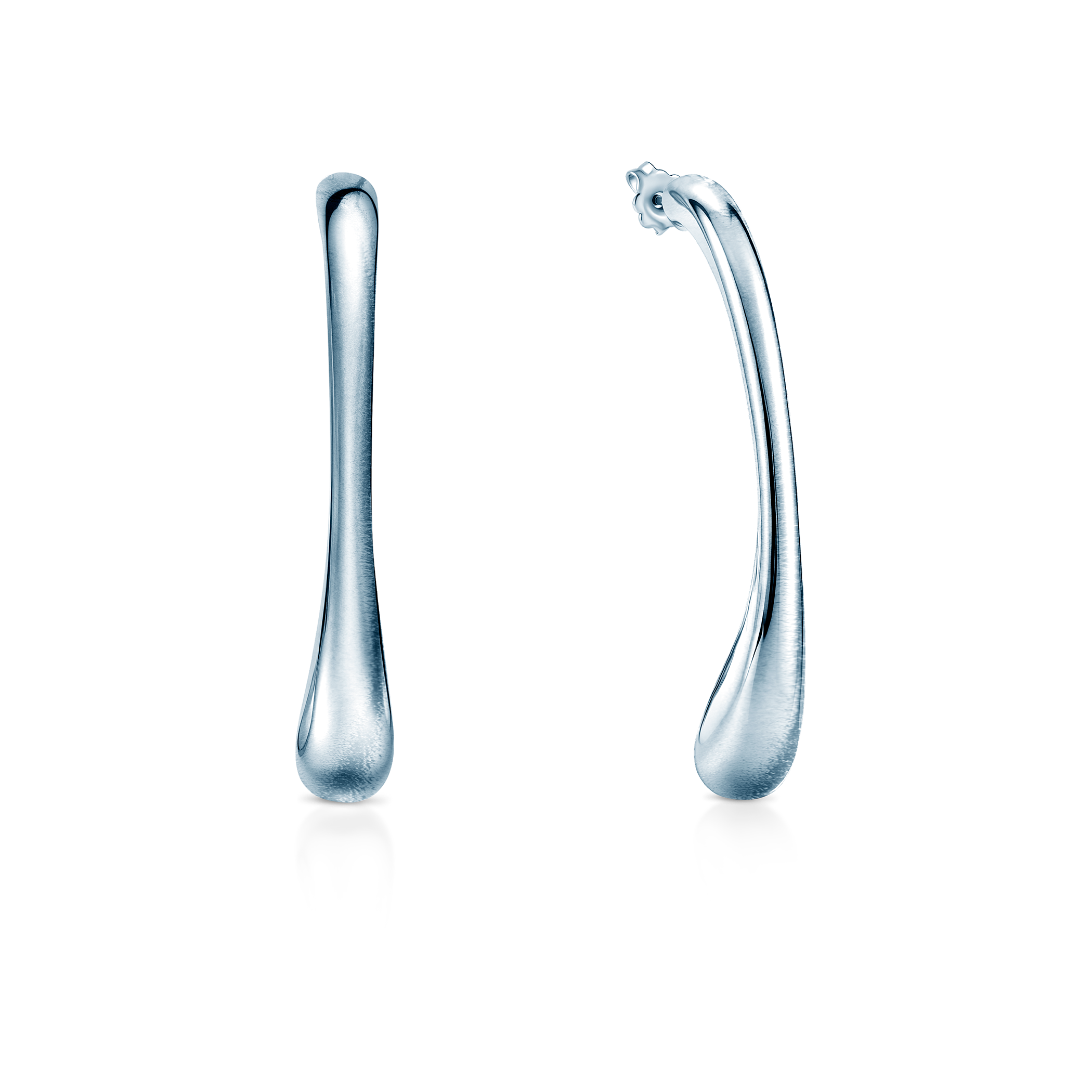 Ohrringe Rosée: Silber