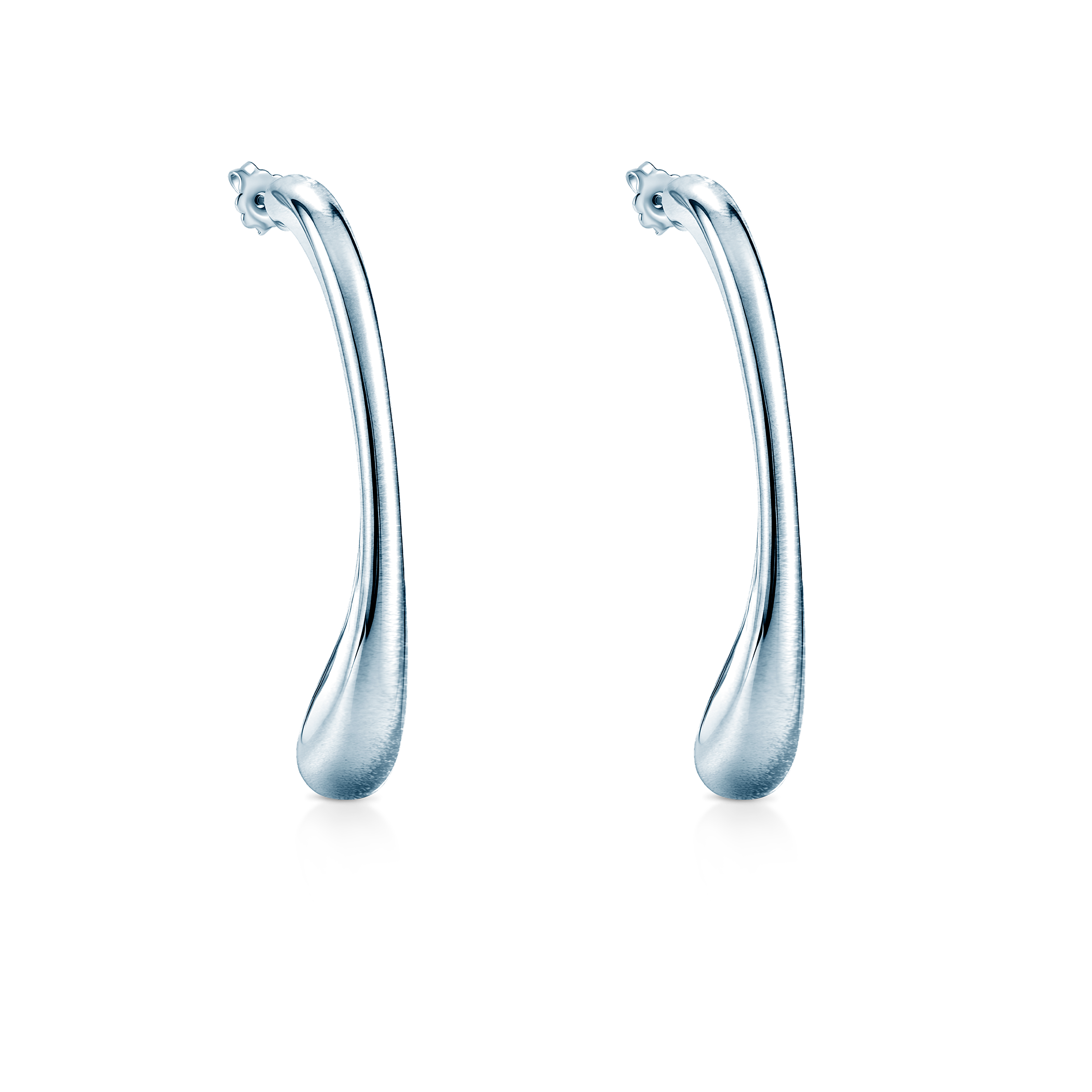 Ohrringe Rosée: Silber