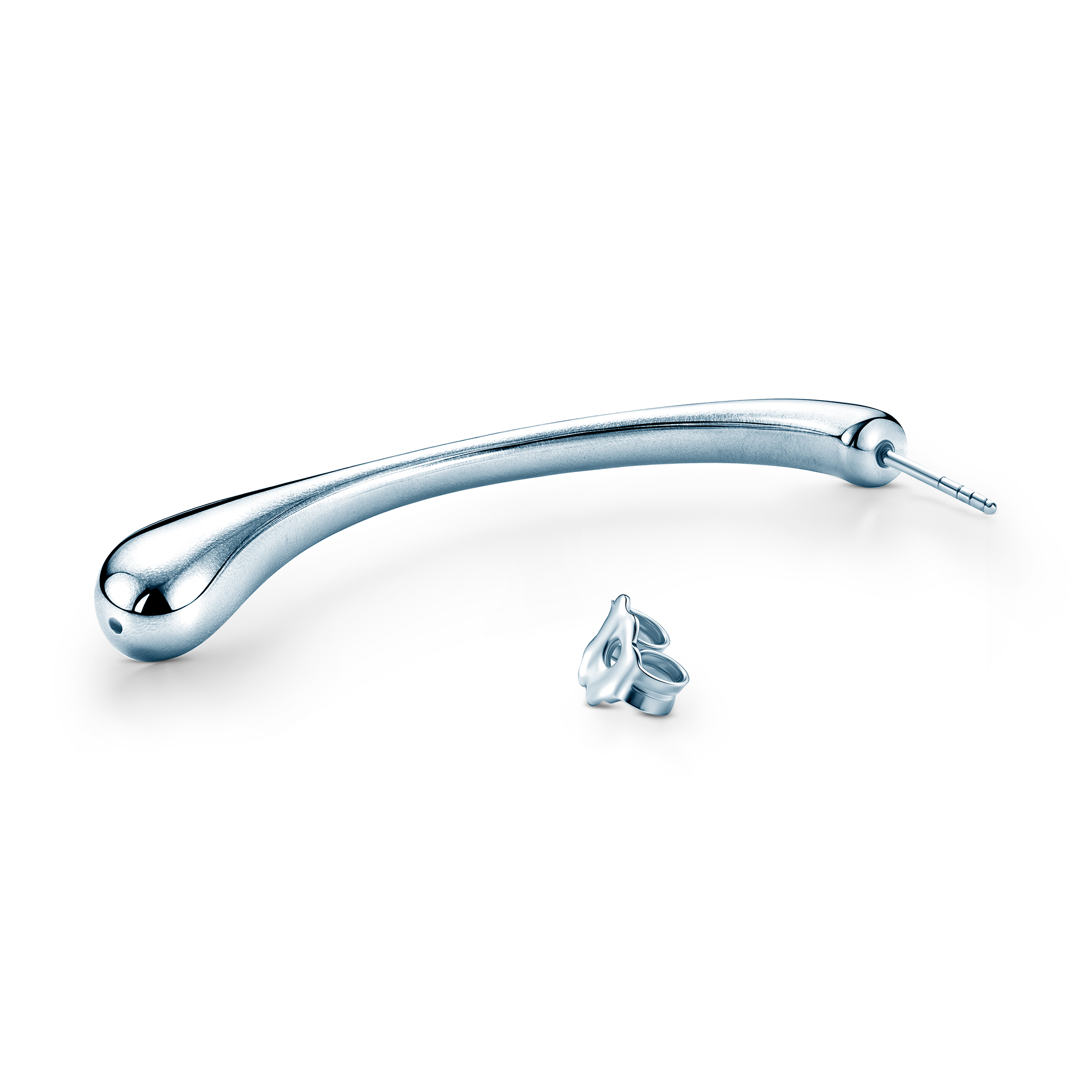 Ohrringe Rosée: Silber