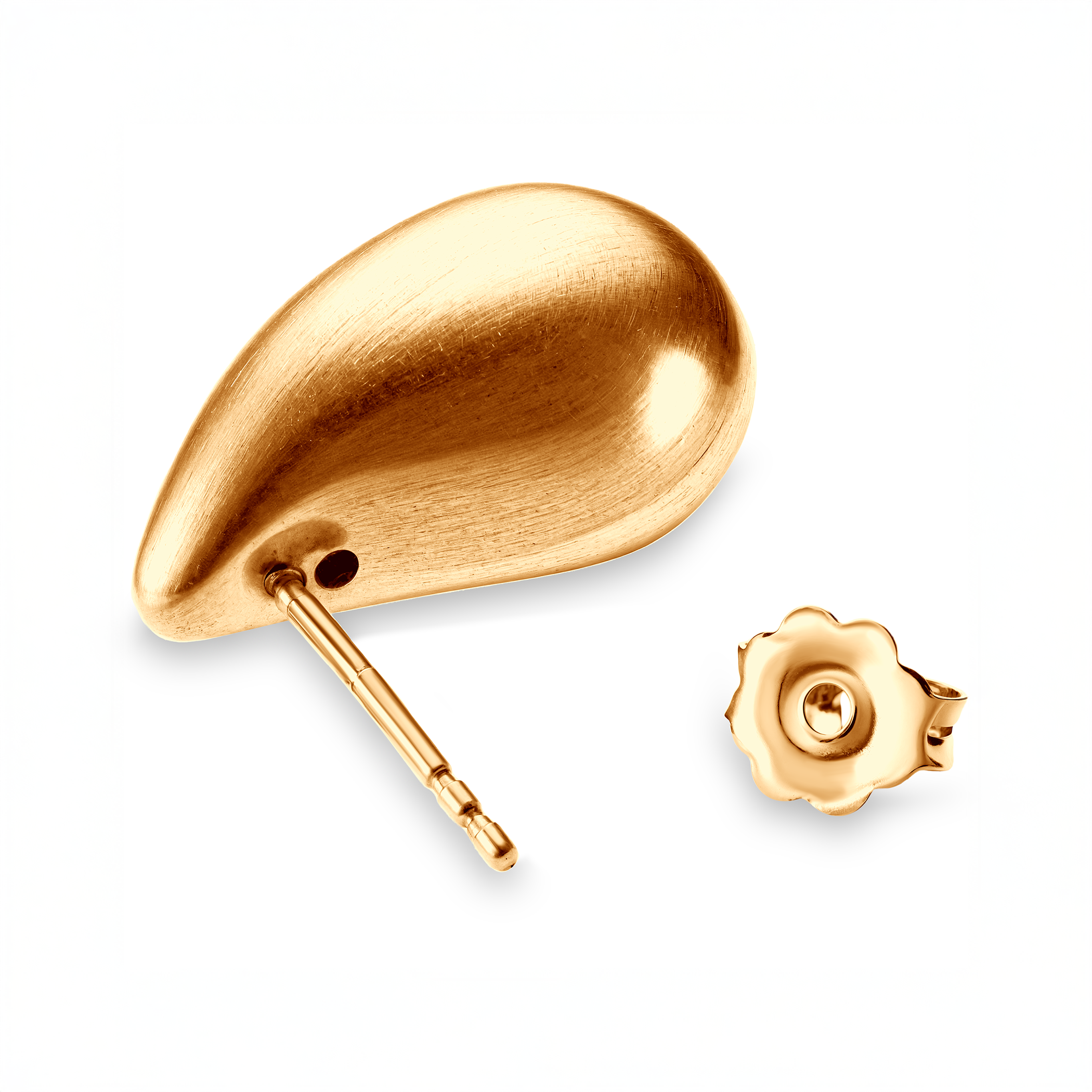 Ohrringe Rosée: Silber Vergoldet