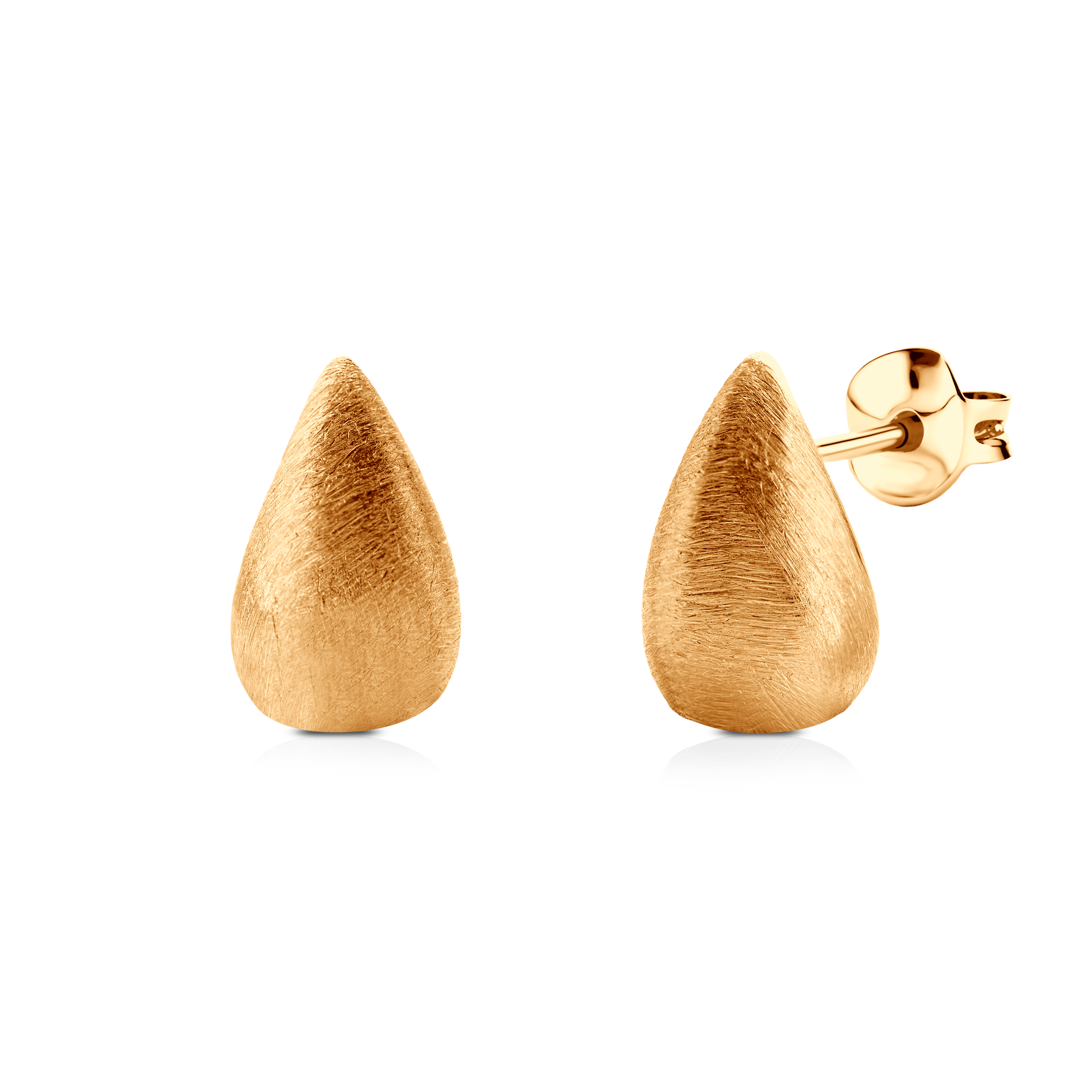 Kolczyki srebrne Rosée, pozłacane