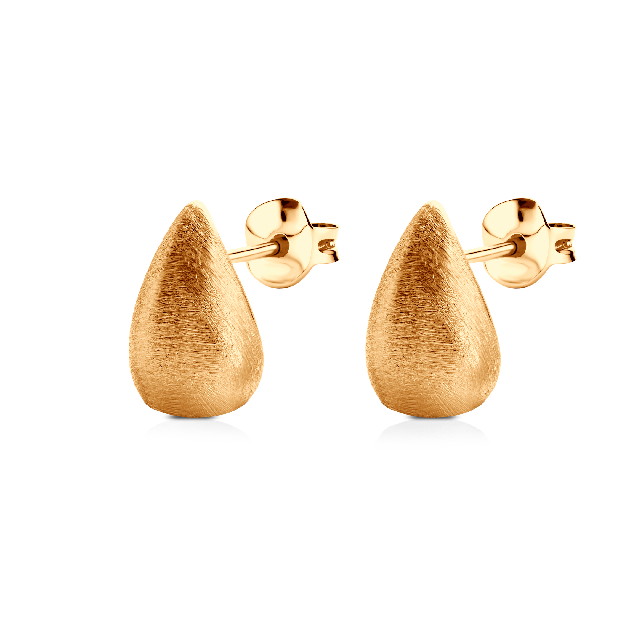 Kolczyki srebrne Rosée, pozłacane