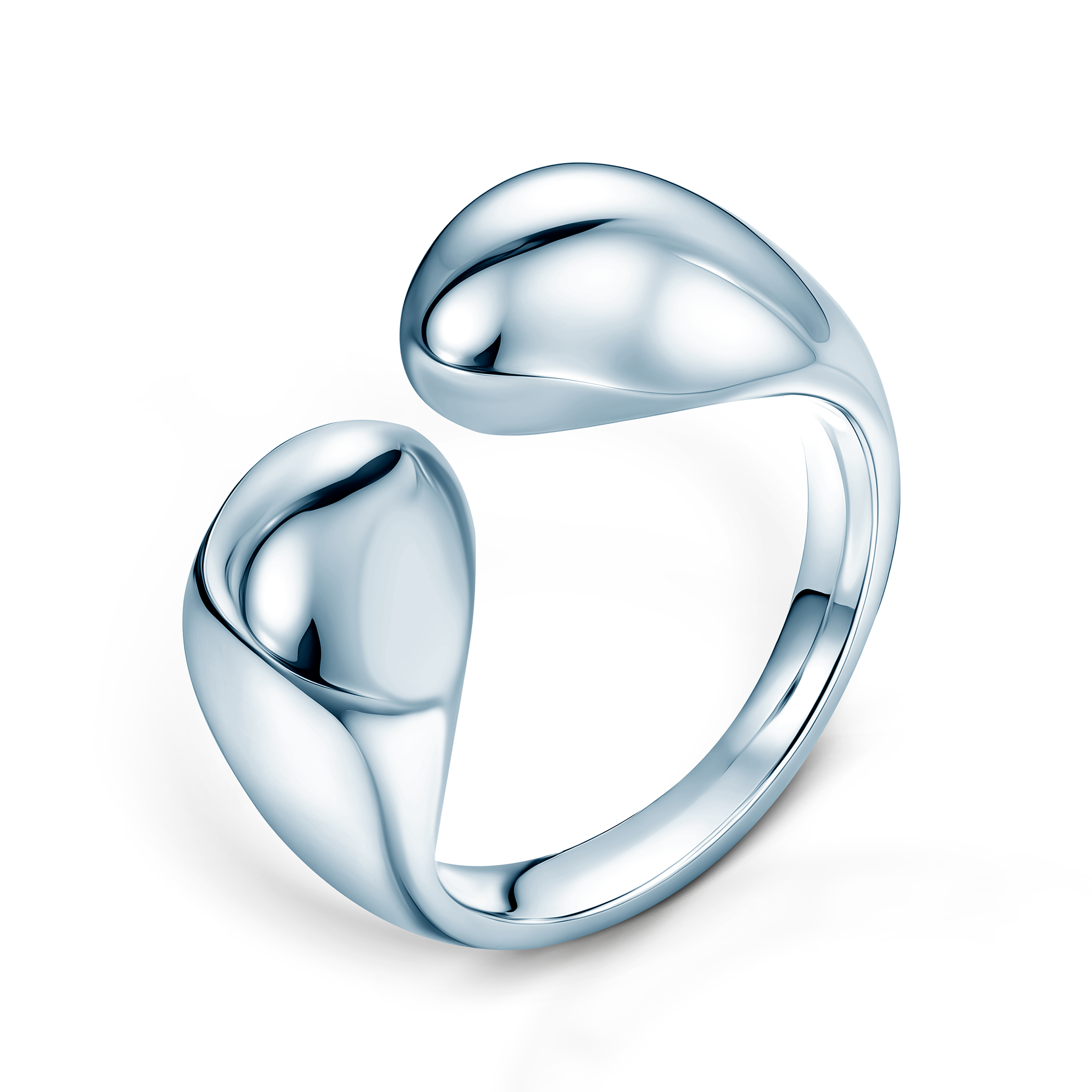 Pierścionek srebrny Rosée