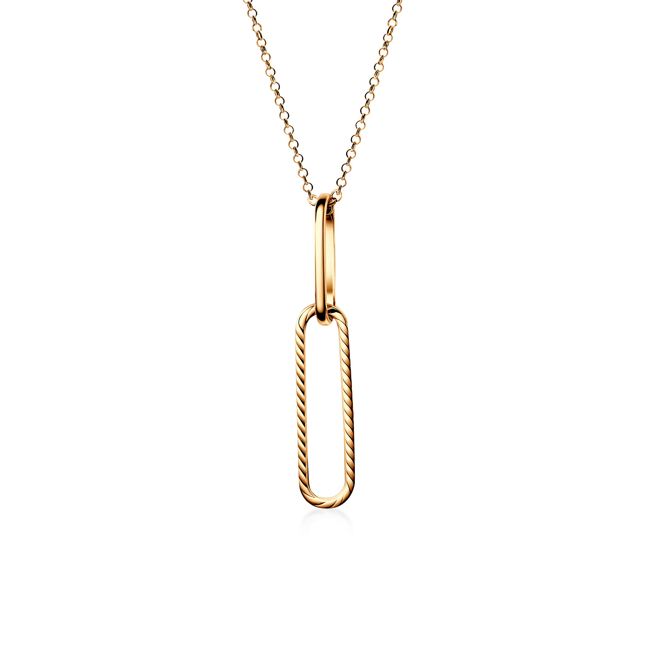 Náhrdelník Dualéa: pozlacené stříbro