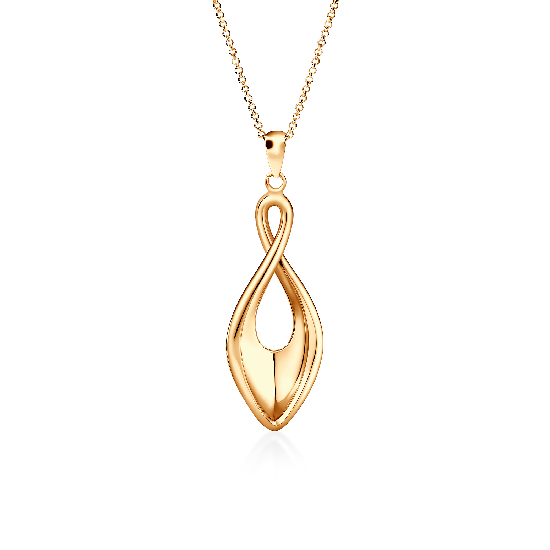 Náhrdelník Minima: pozlacené stříbro