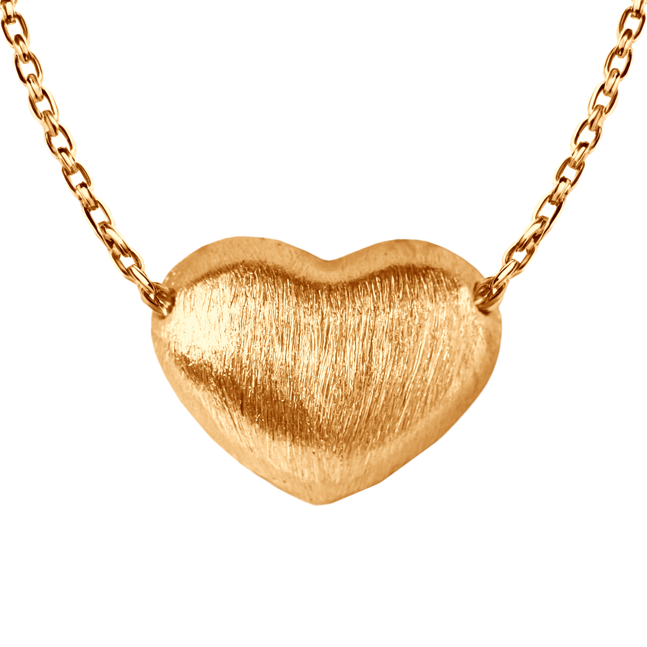 Naszyjnik serce Savicki: srebro pozłacane