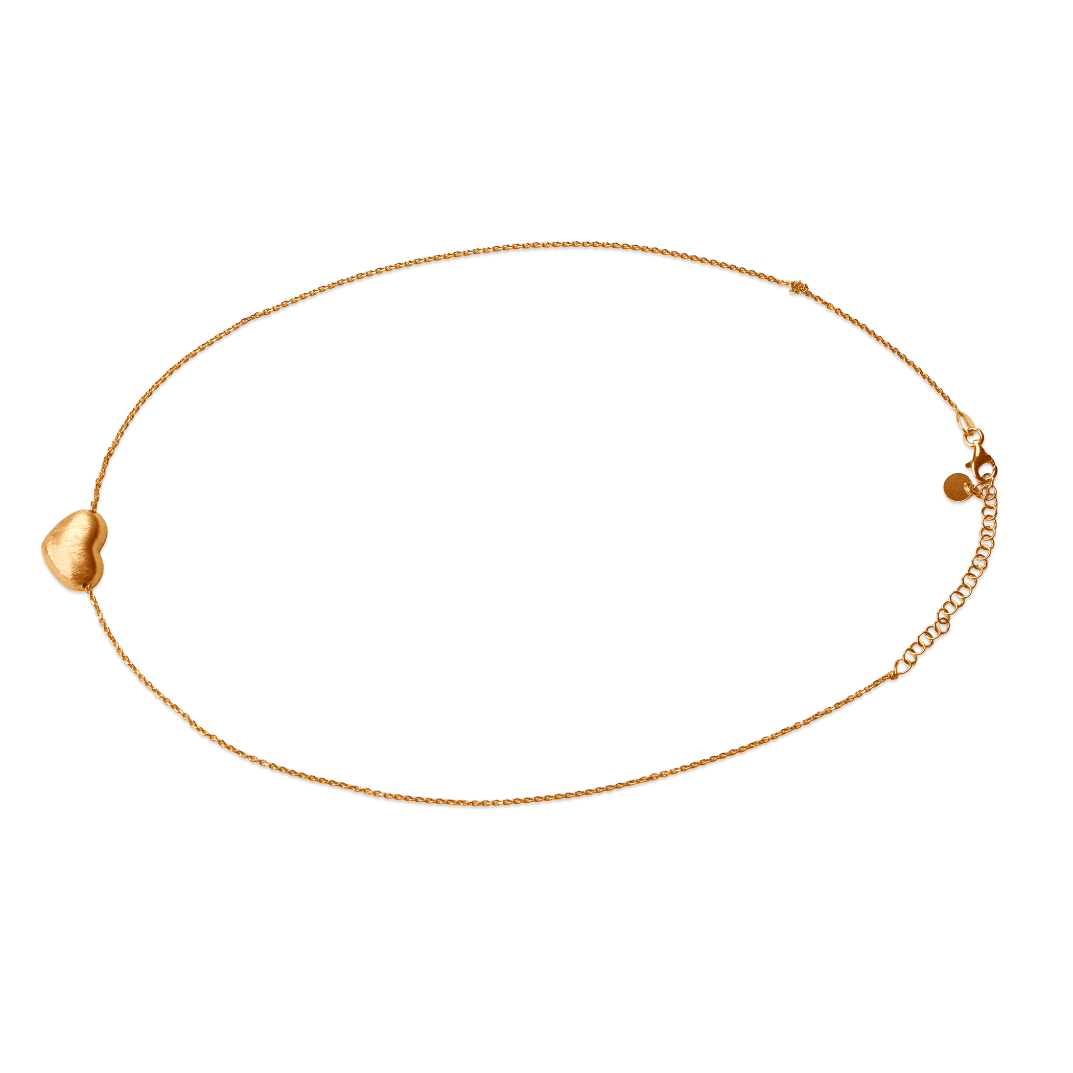 Naszyjnik serce Savicki: srebro pozłacane