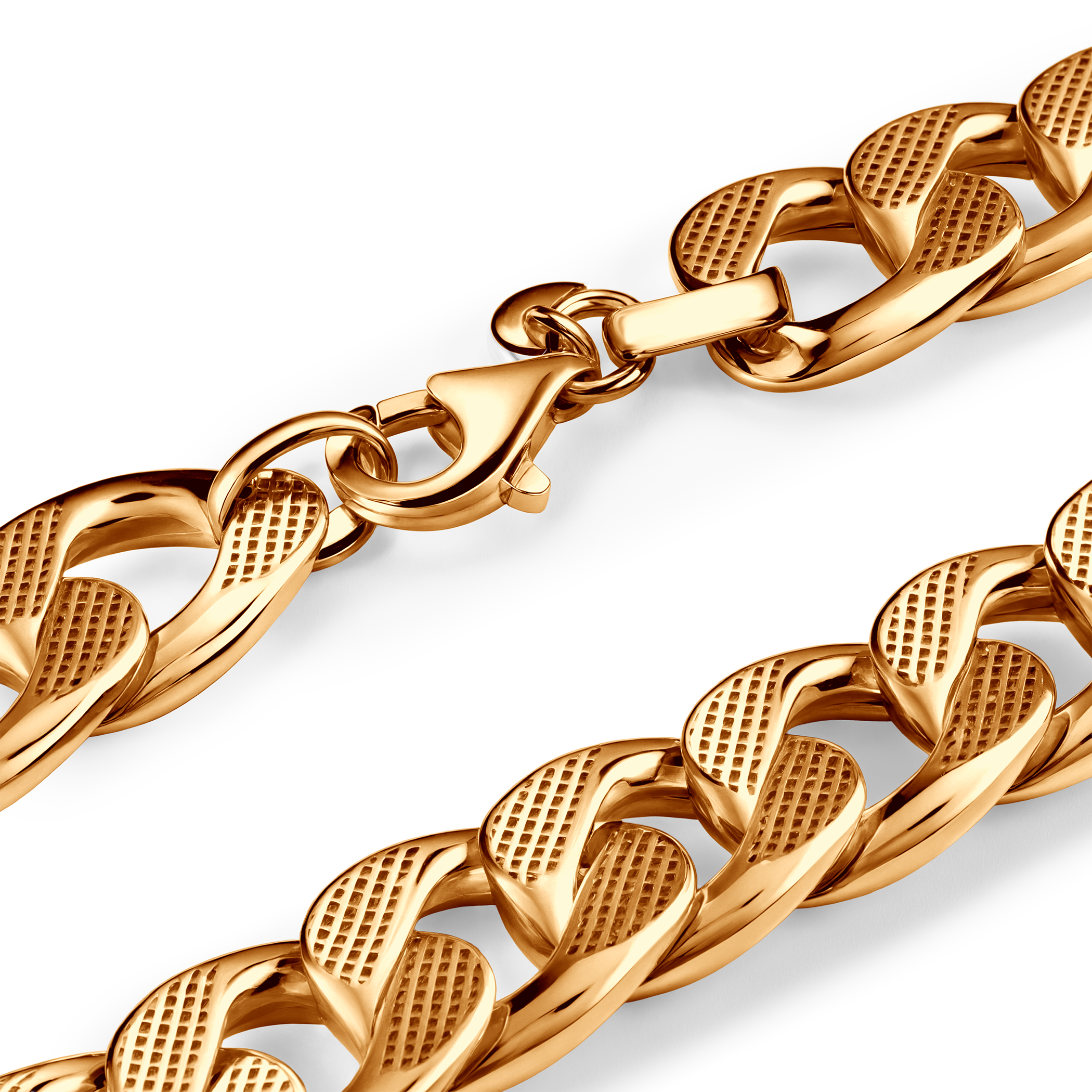 Kette Savicki 13,4 mm: Silber vergoldet