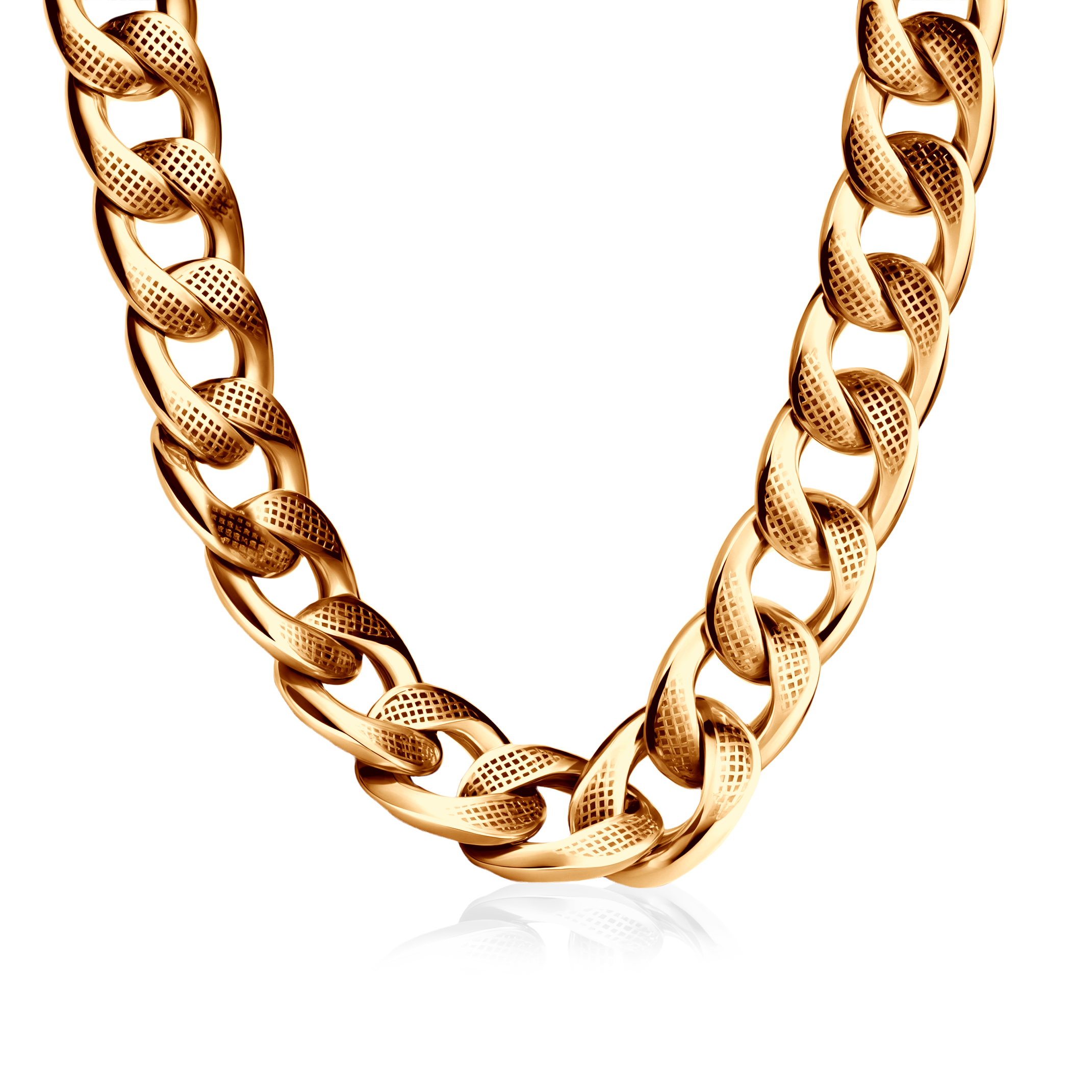 Kette Savicki 13,4 mm: Silber vergoldet