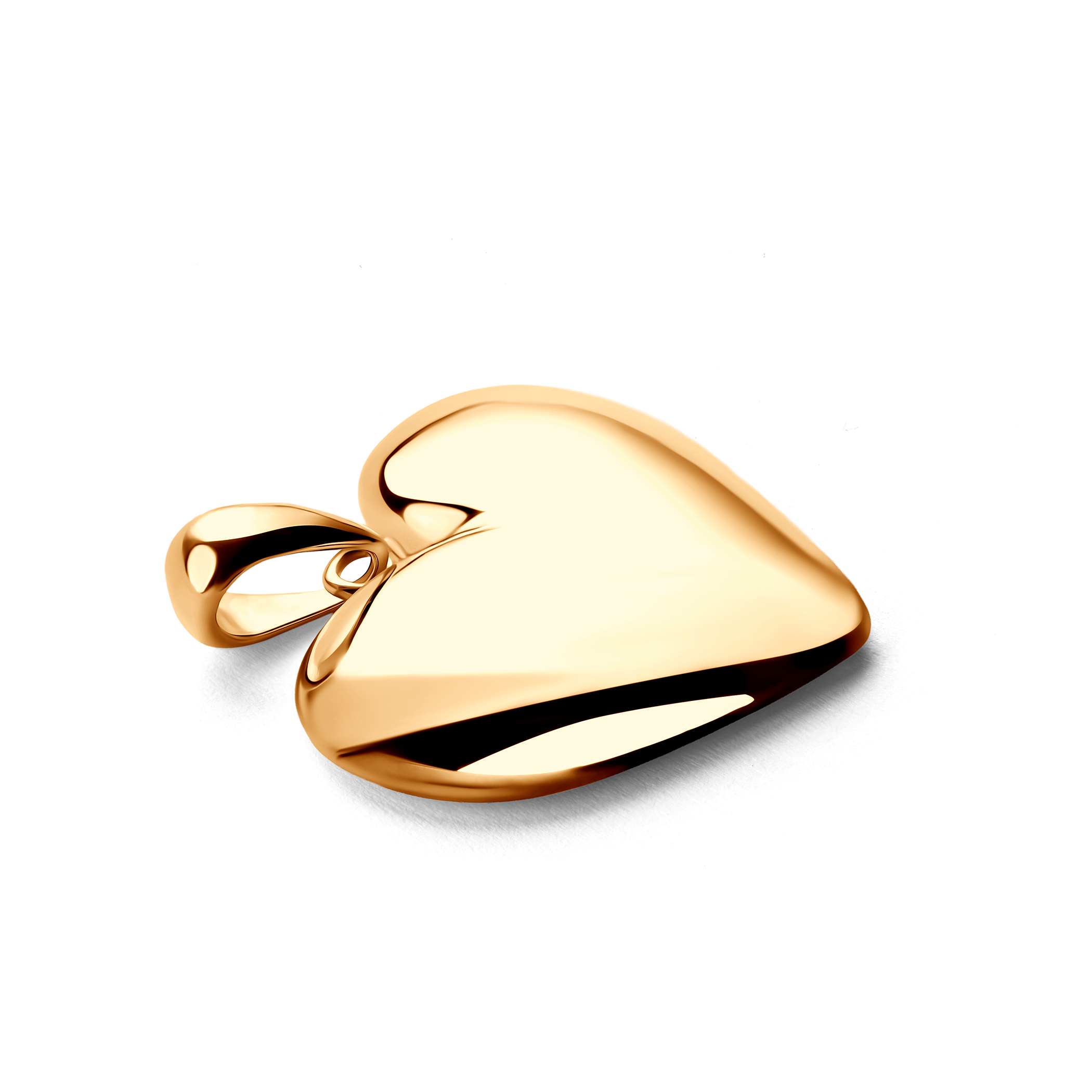 Zawieszka serce SAVICKI: srebro pozłacane