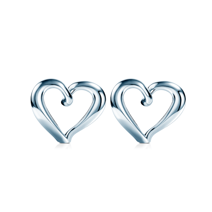 Kolczyki serce Savicki: srebrne