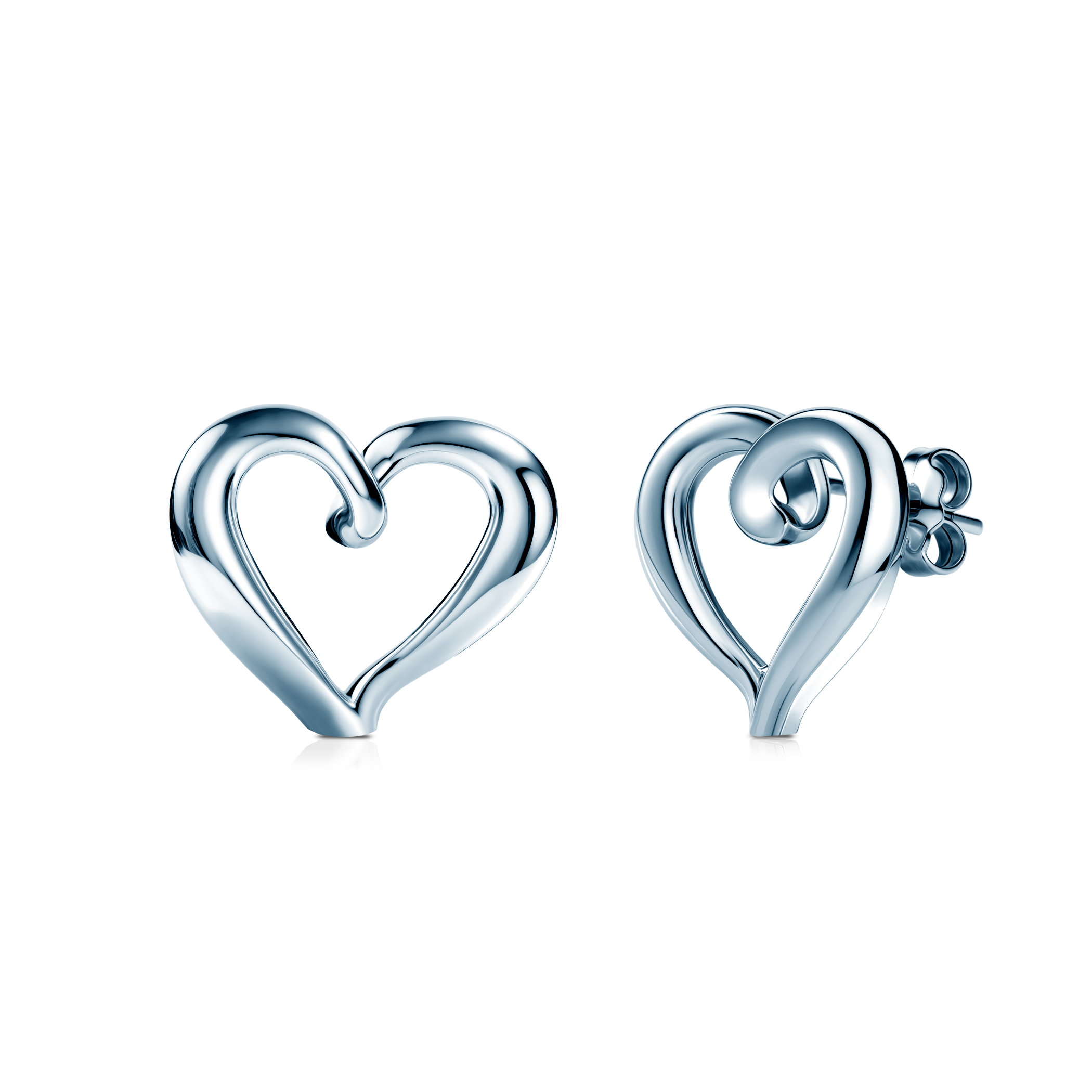 Ohrringe Savicki Herz: Silber