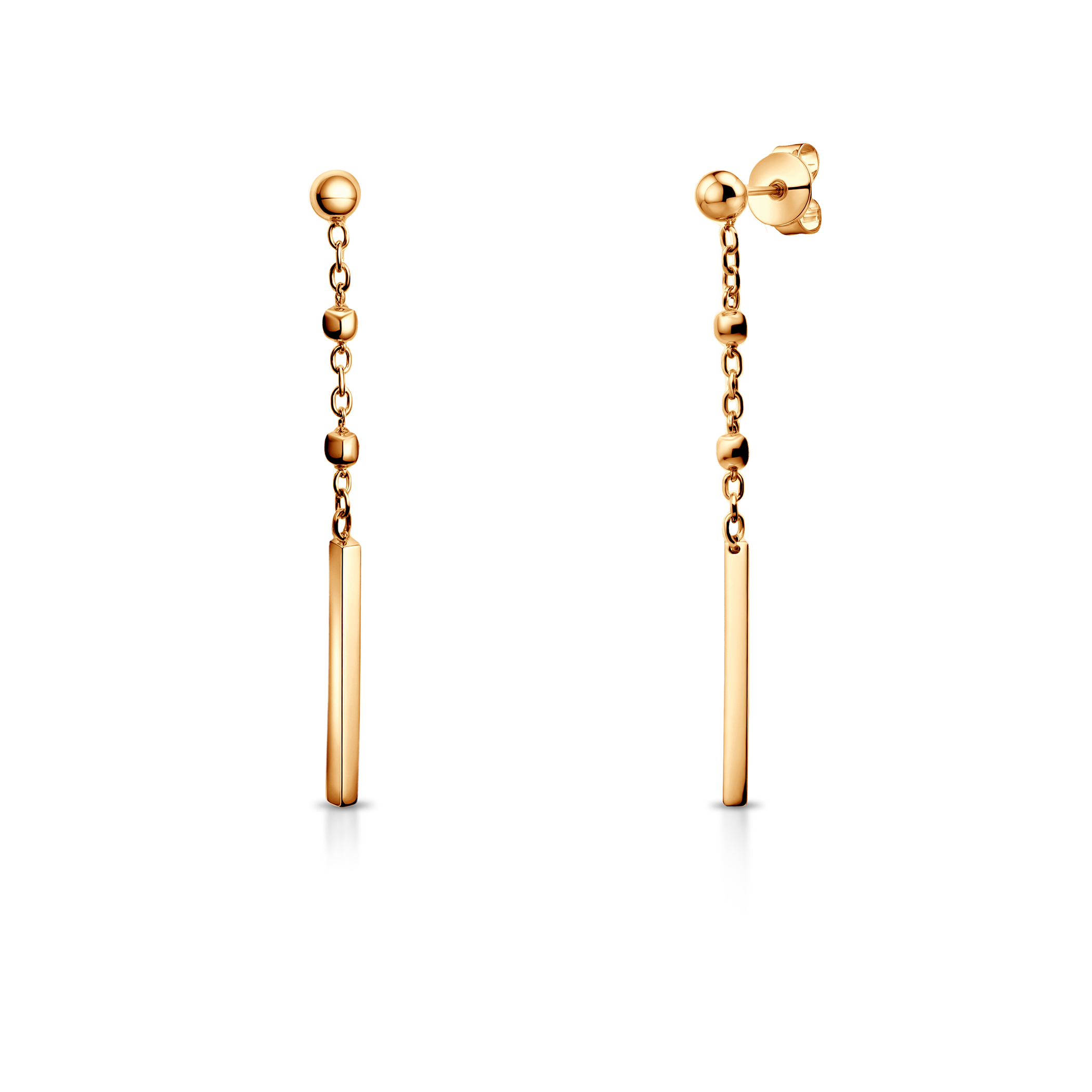 Ohrringe Savicki: Silber vergoldet