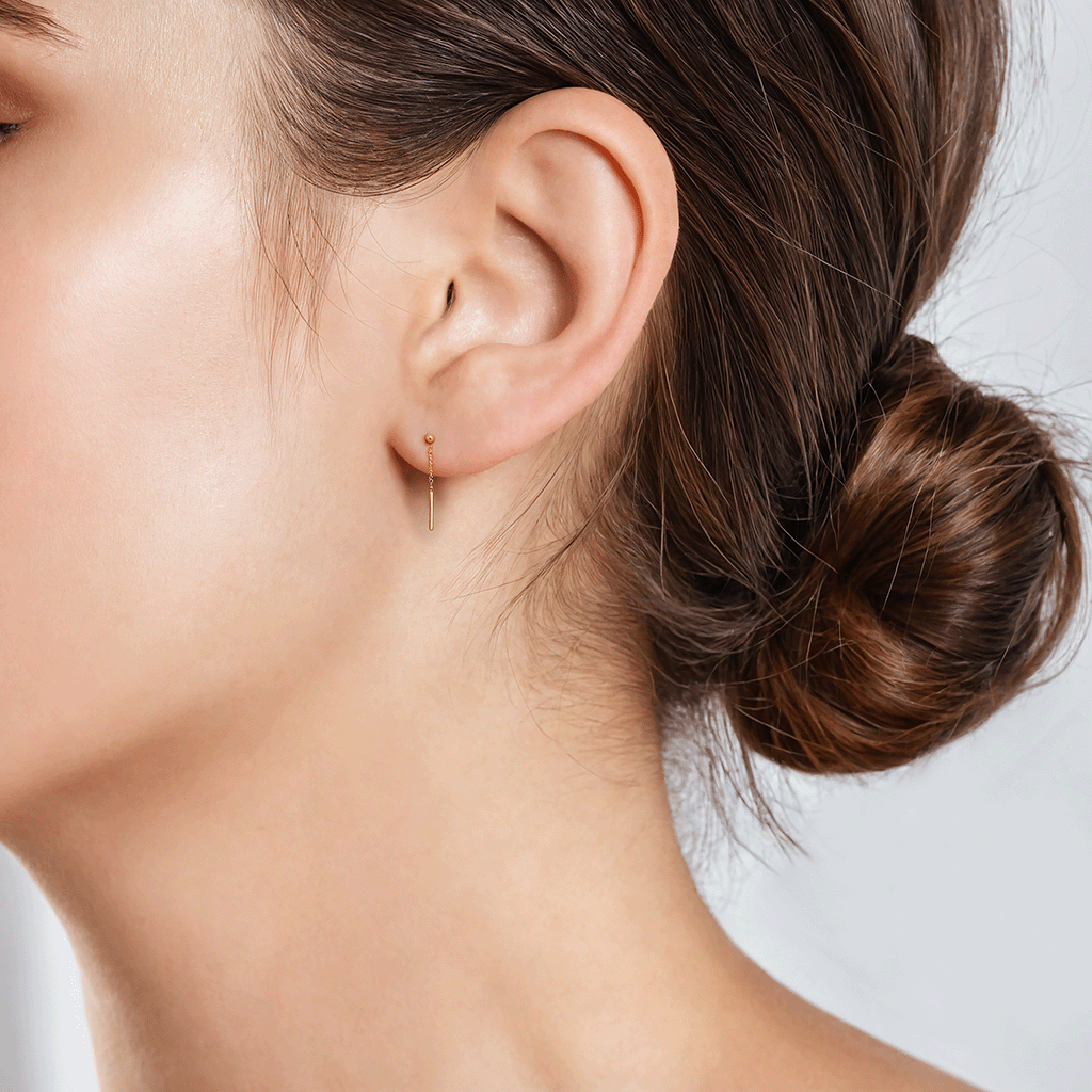 Ohrringe Savicki: Silber vergoldet