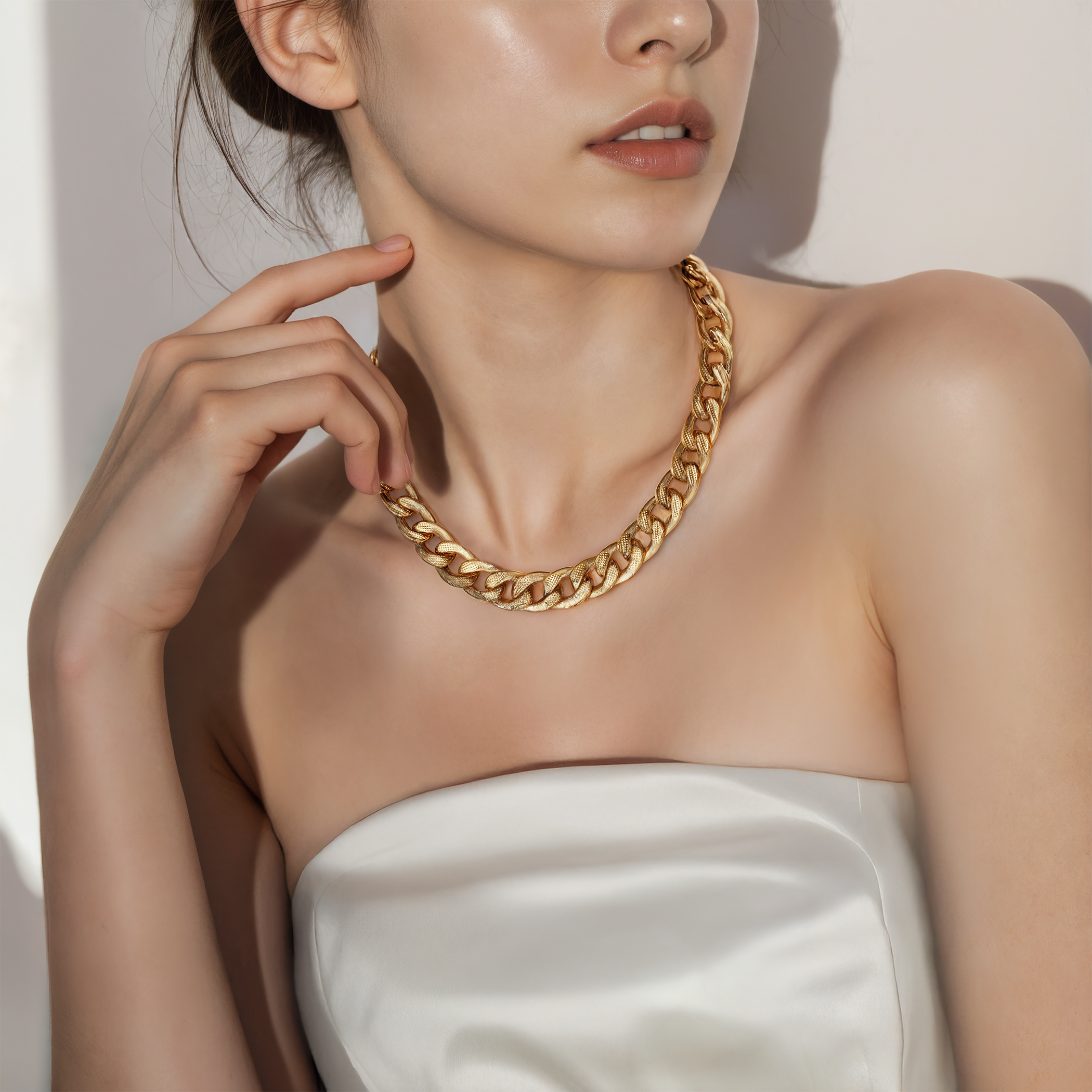 Kette Savicki 13,4 mm: Silber vergoldet