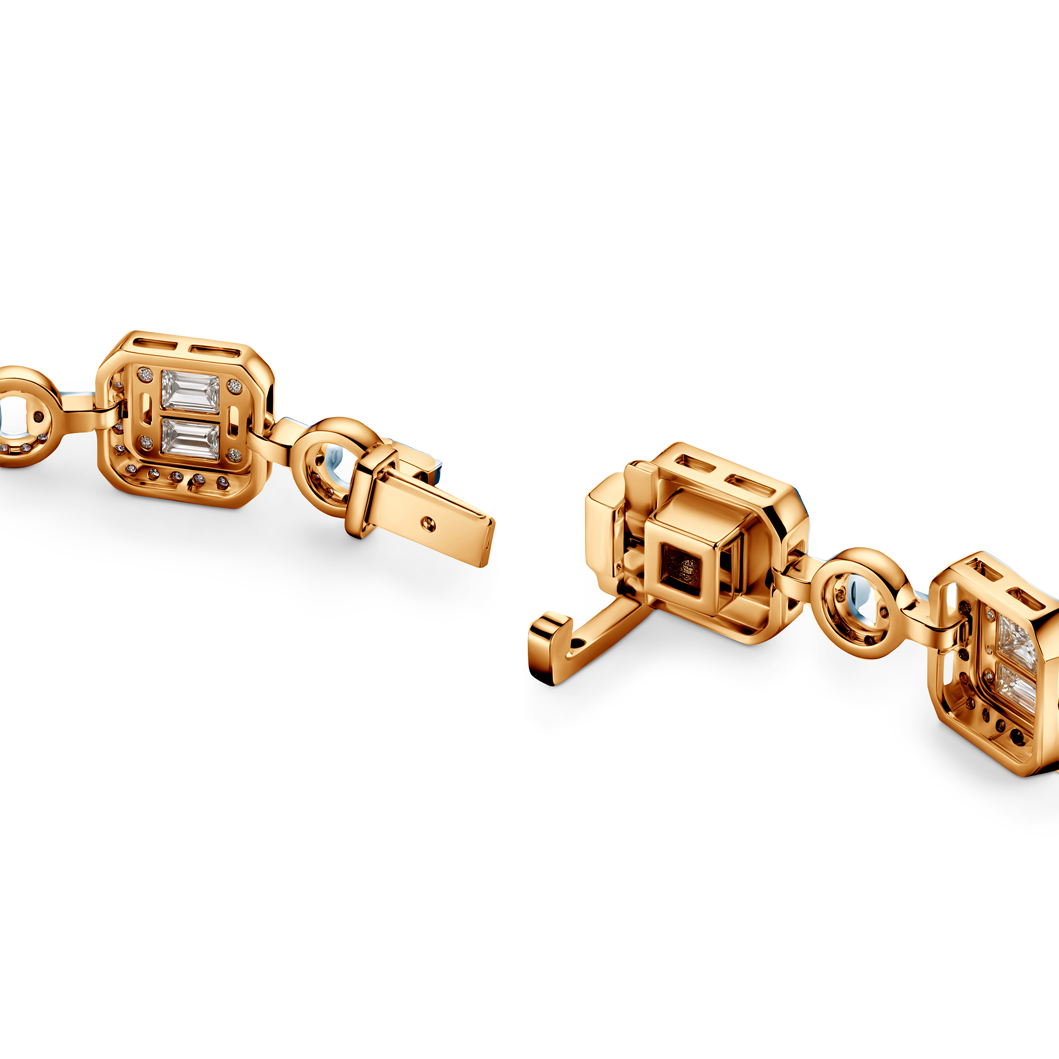 Bransoletka Savicki: dwukolorowe złoto, diamenty