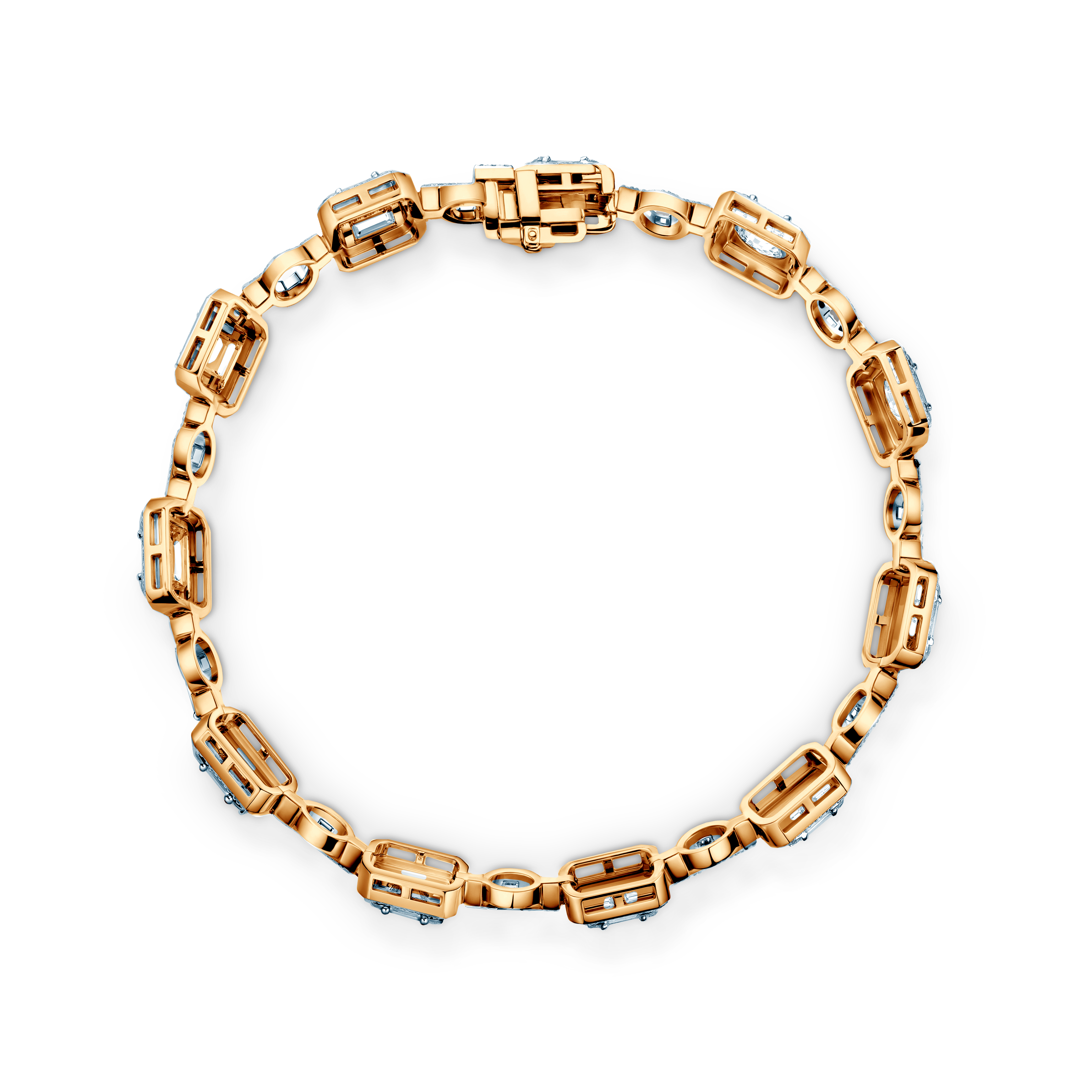 Bransoletka Savicki: dwukolorowe złoto, diamenty