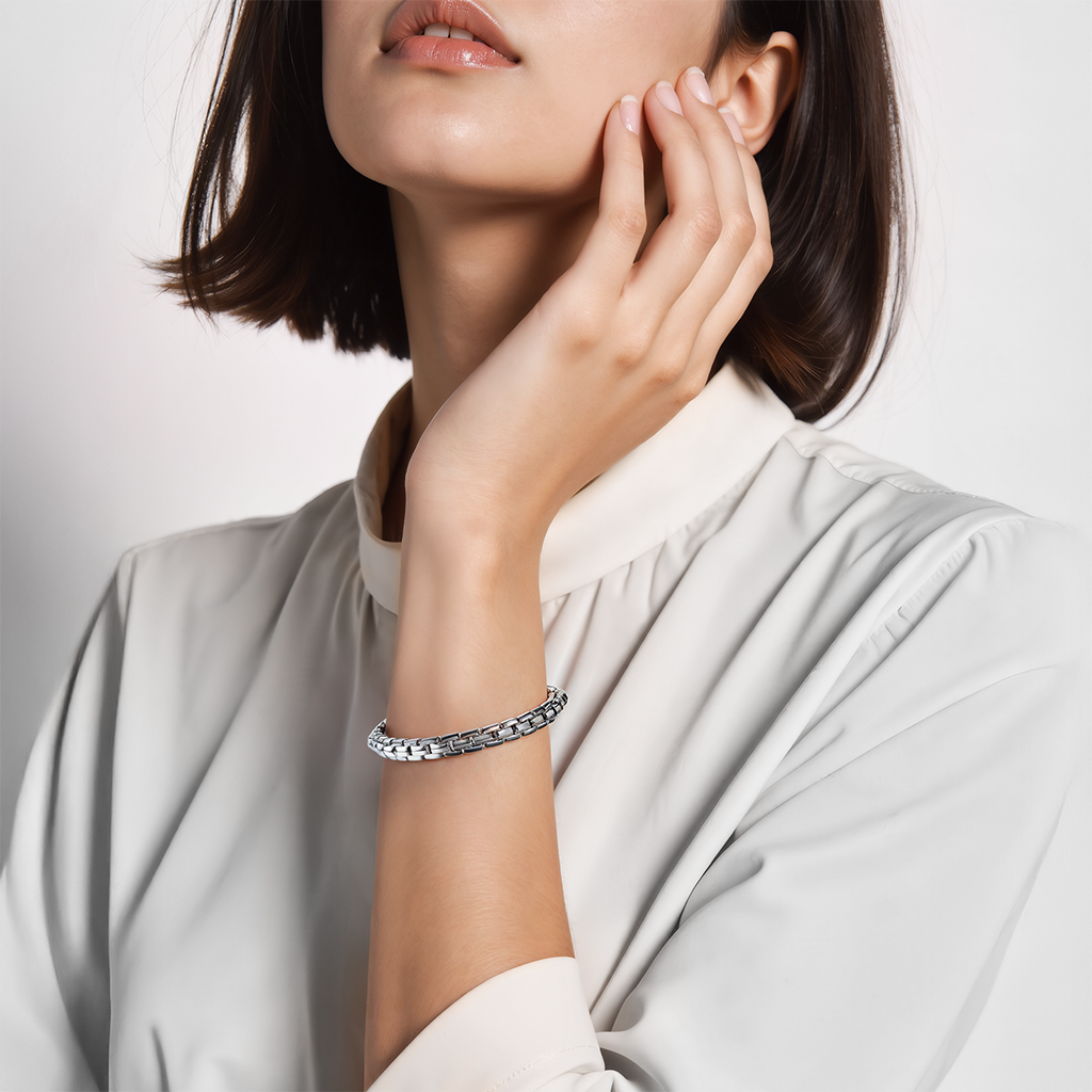 Armband 5 mm: Silber, Zirkonia