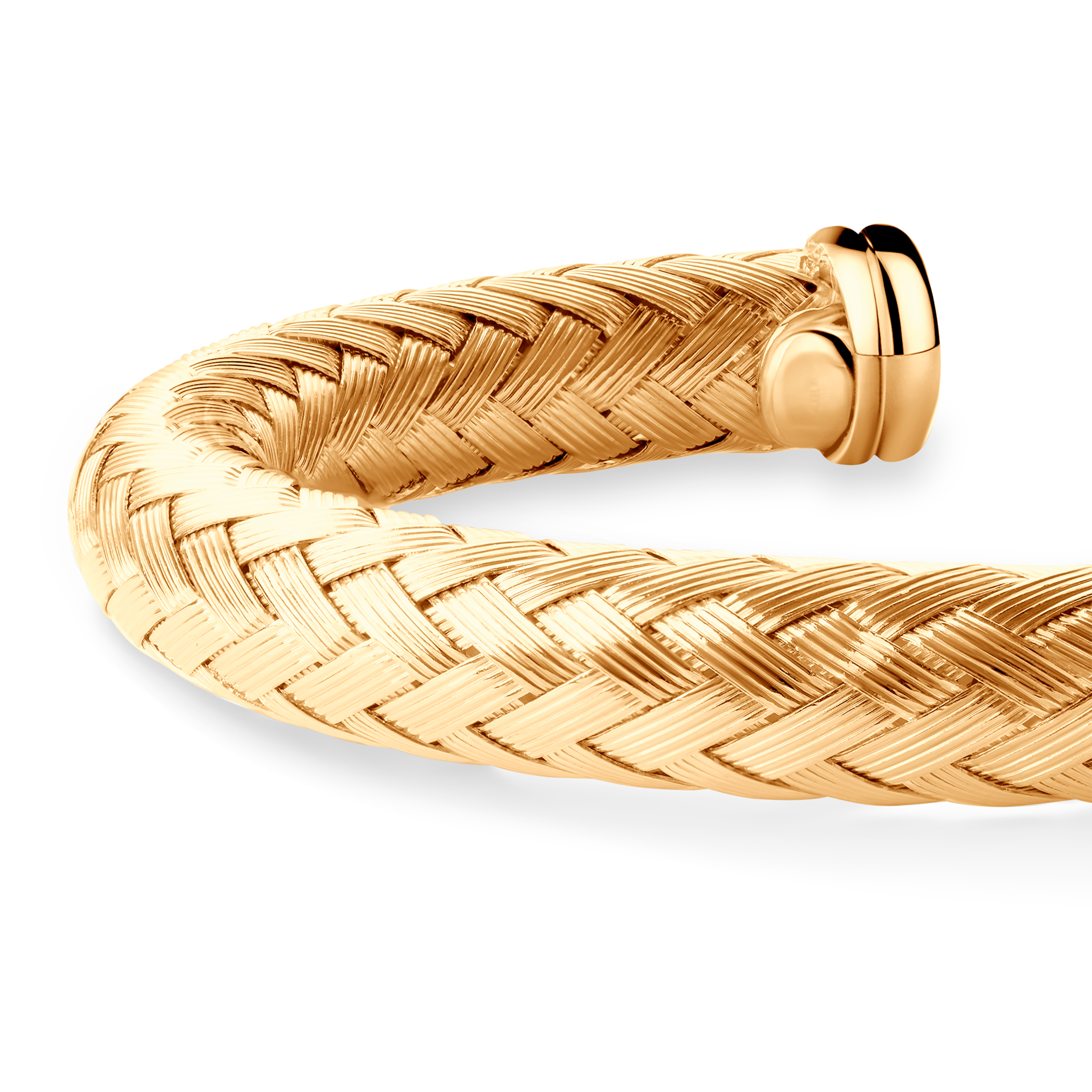 Armband 6 mm: Silber vergoldet