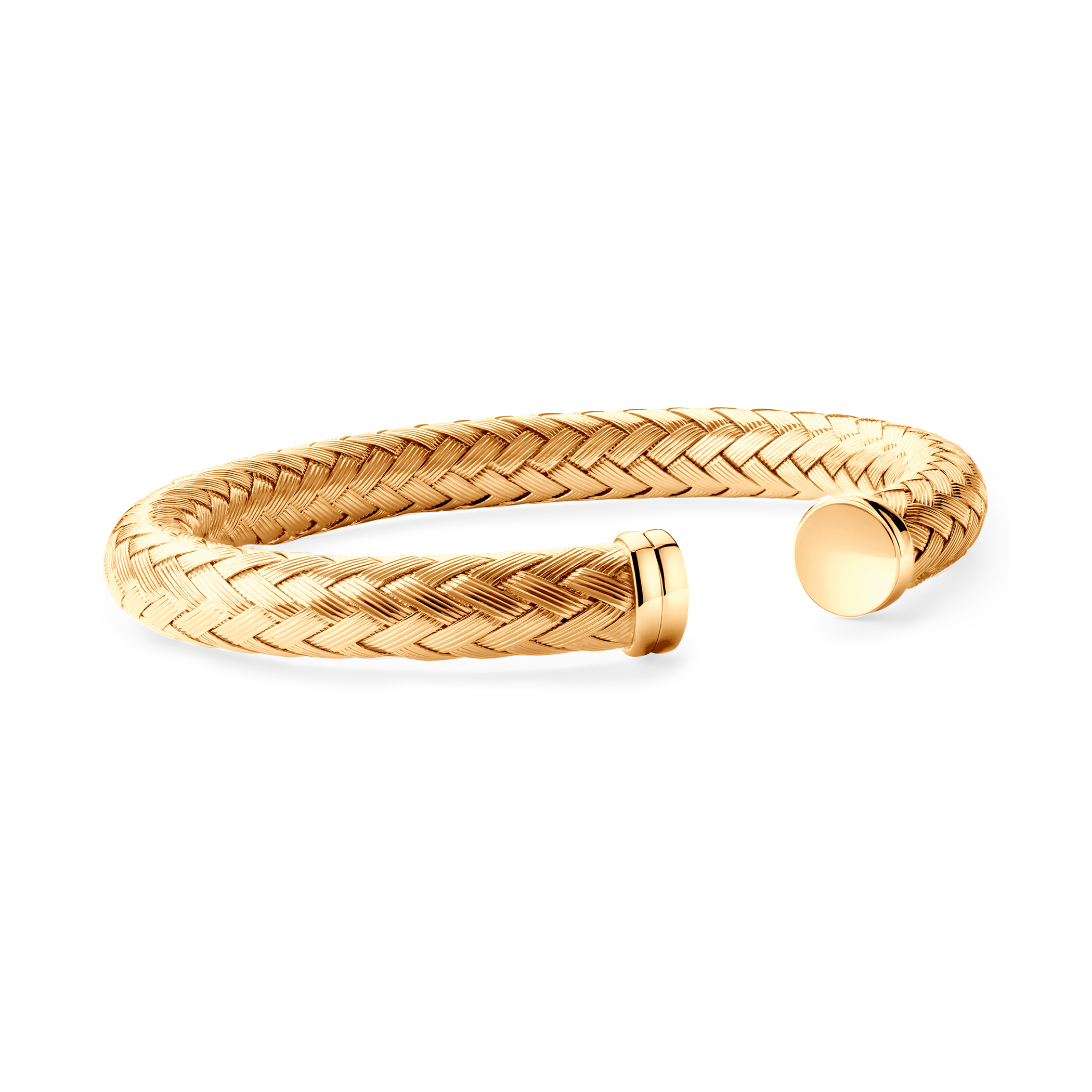 Armband 6 mm: Silber vergoldet