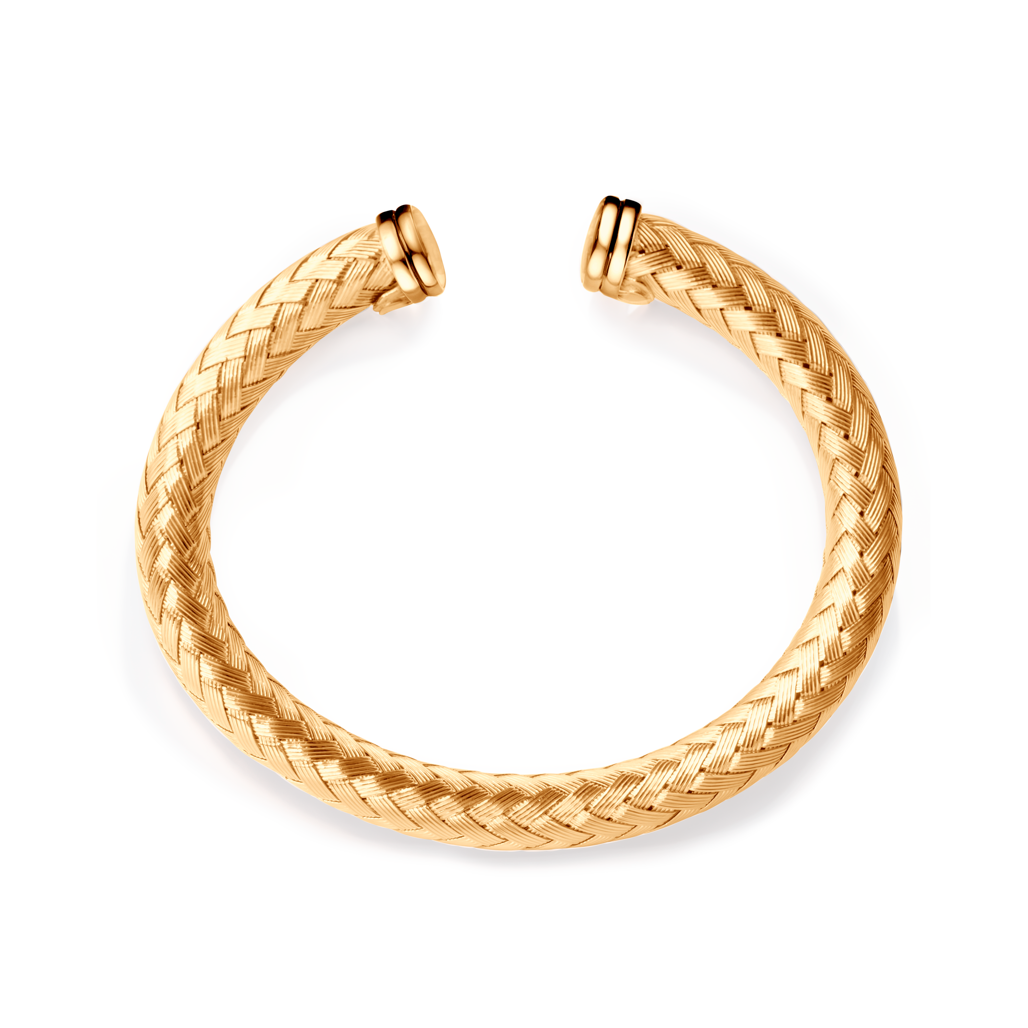 Armband 6 mm: Silber vergoldet