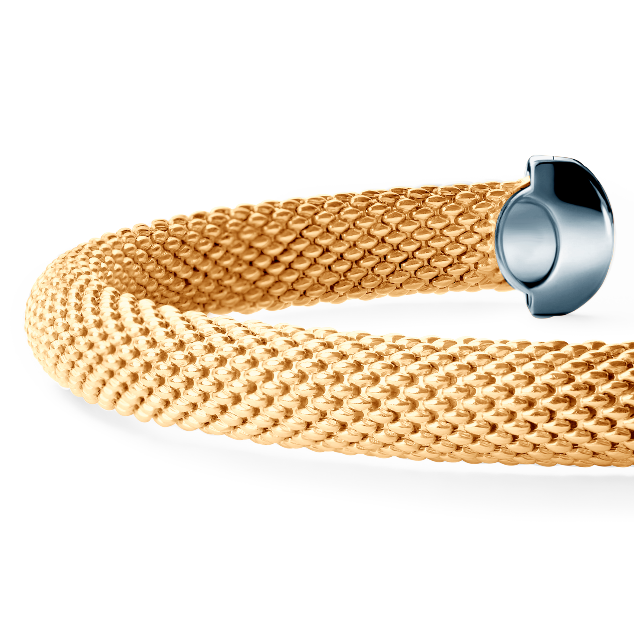 Armband 6 mm: Silber vergoldet, Zirkonia