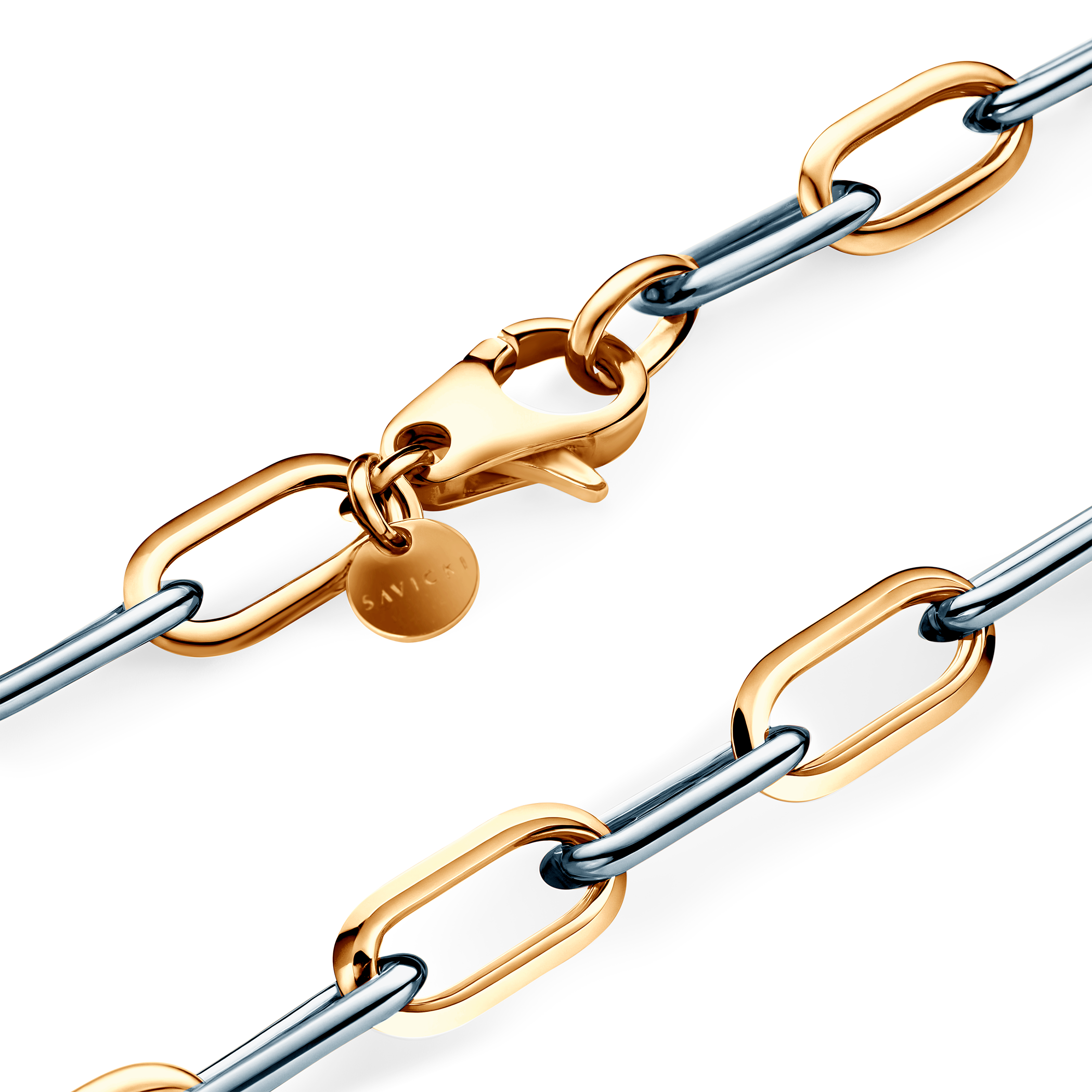 Halskette Dualéa: Silber Vergoldet - 4