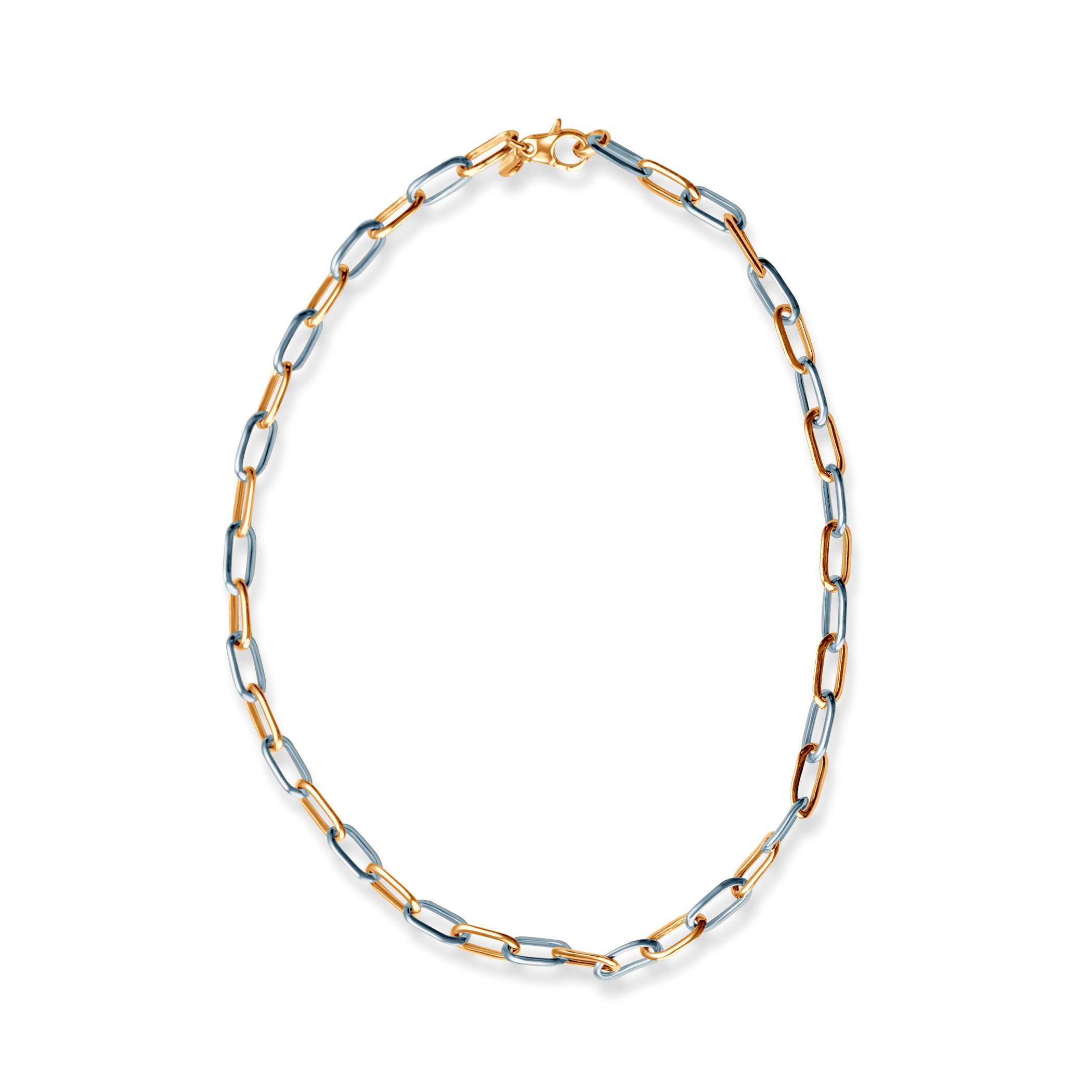 Halskette Dualéa: Silber Vergoldet - 5