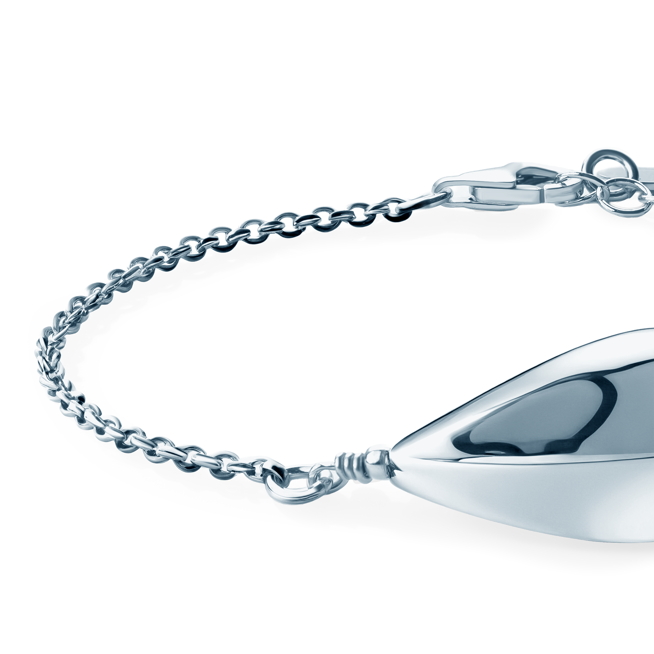 Bransoletka srebrna Rosée