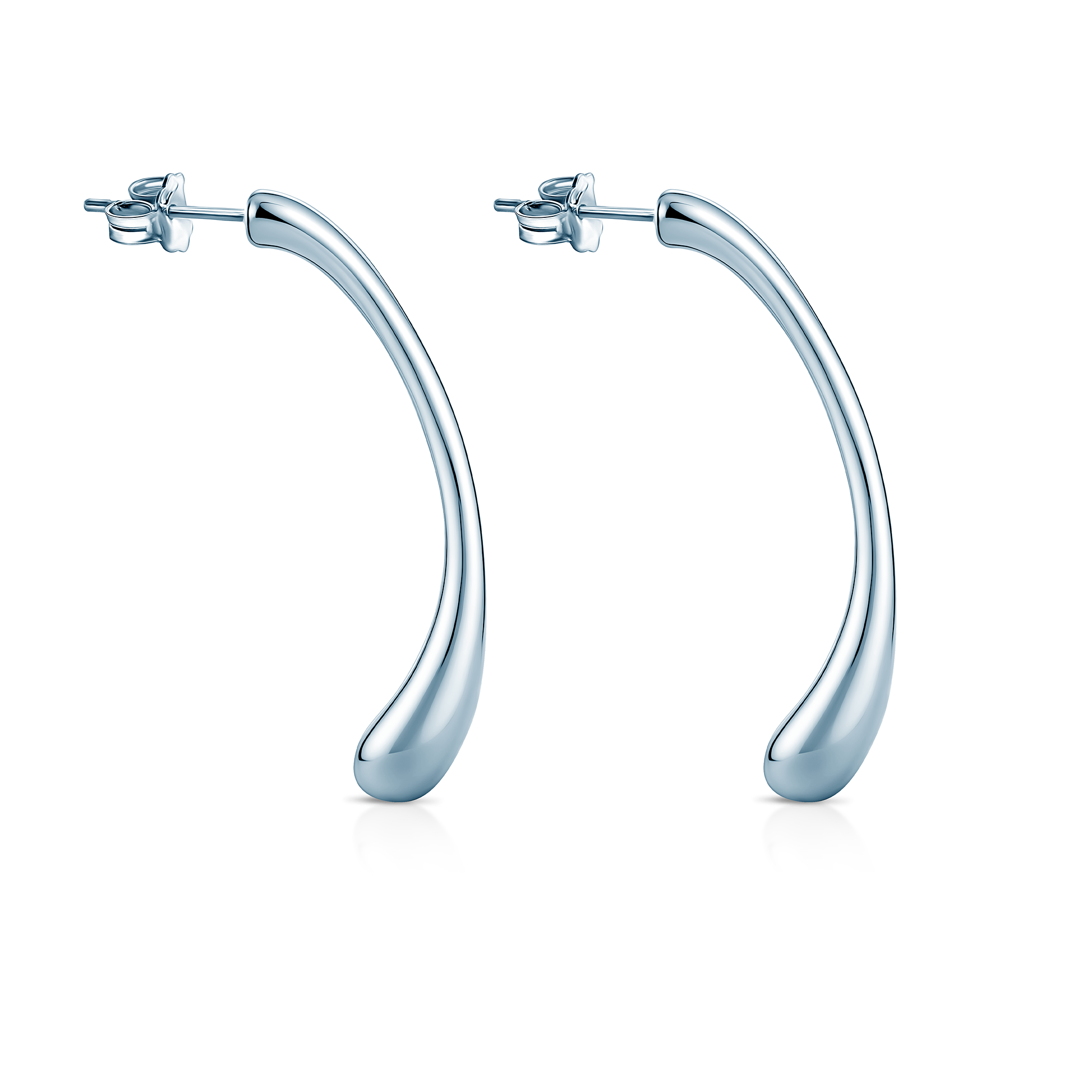 Kolczyki srebrne Rosée