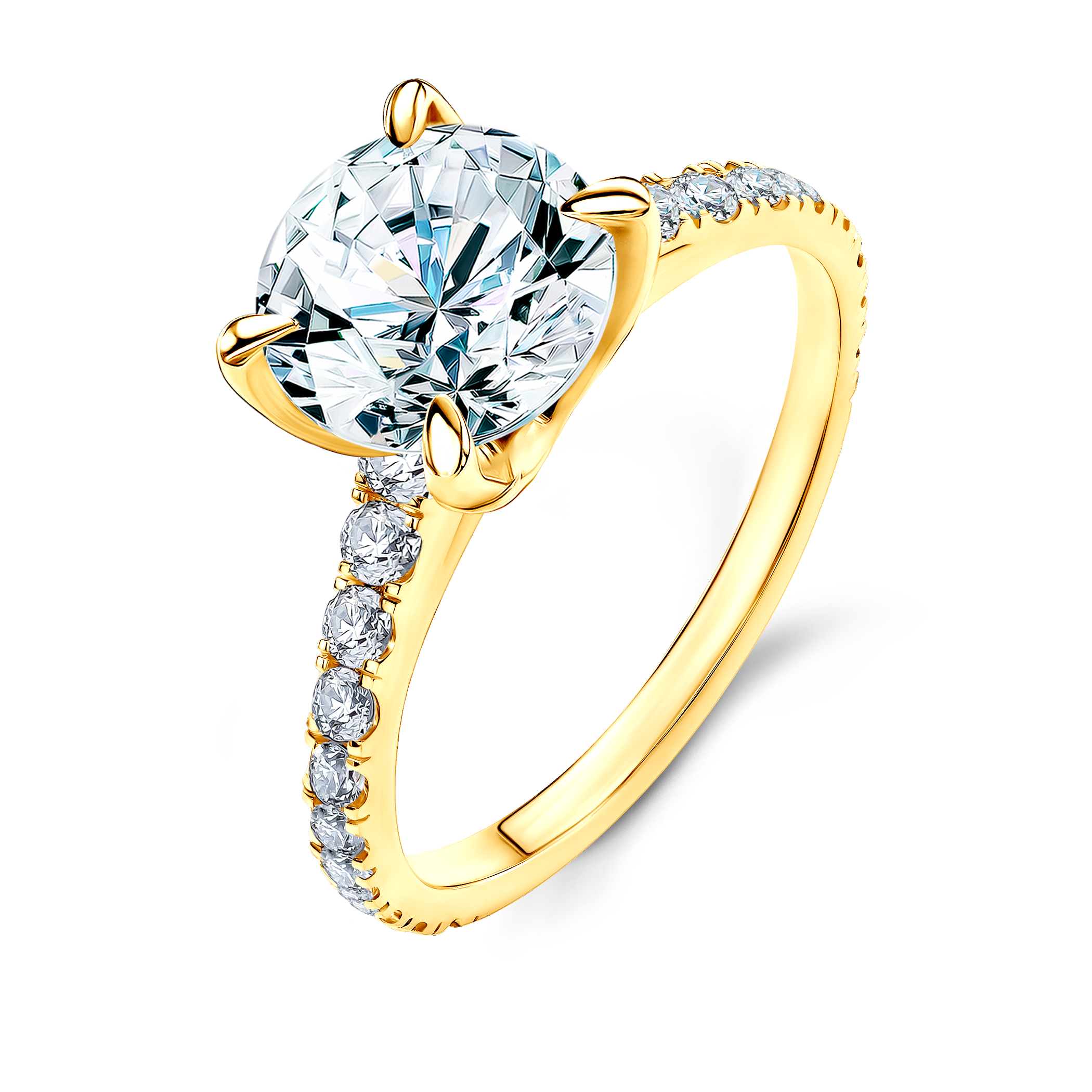 Verlobungsring Share Your Love: Gold, Labordiamant